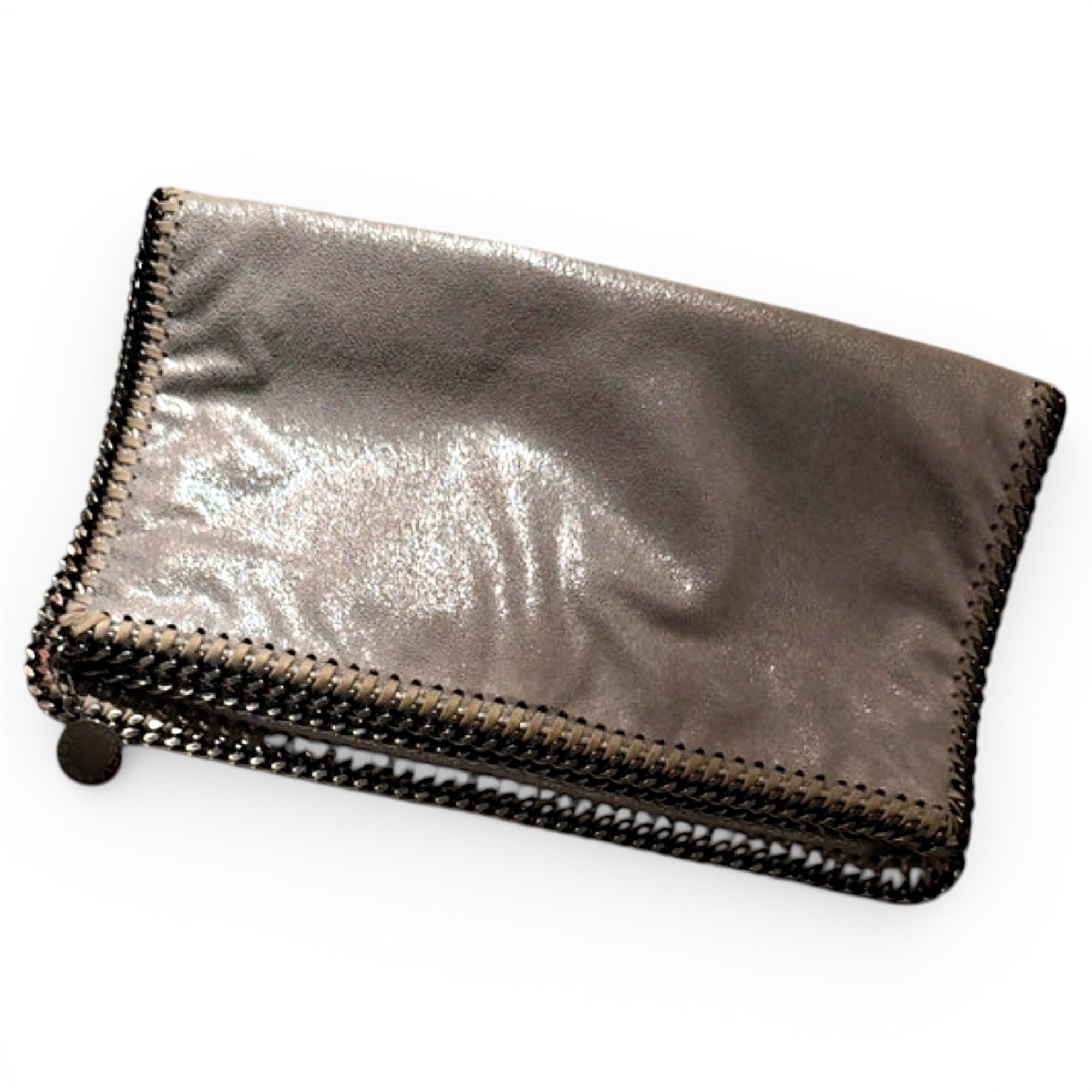 Stella McCartney Falabella vegan leather clutch bag