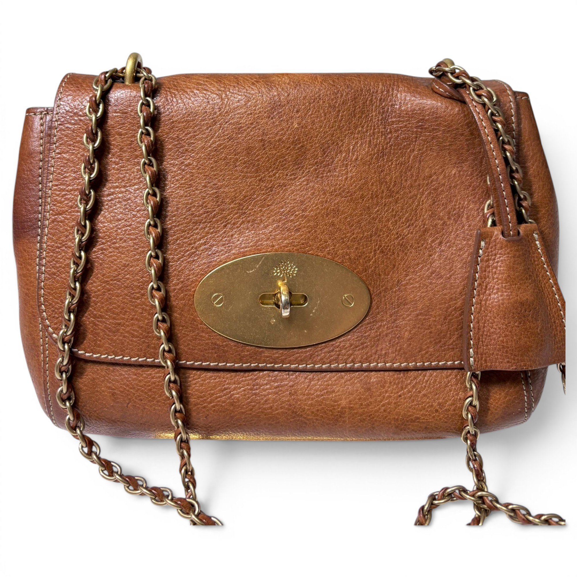 Lily leather handbag