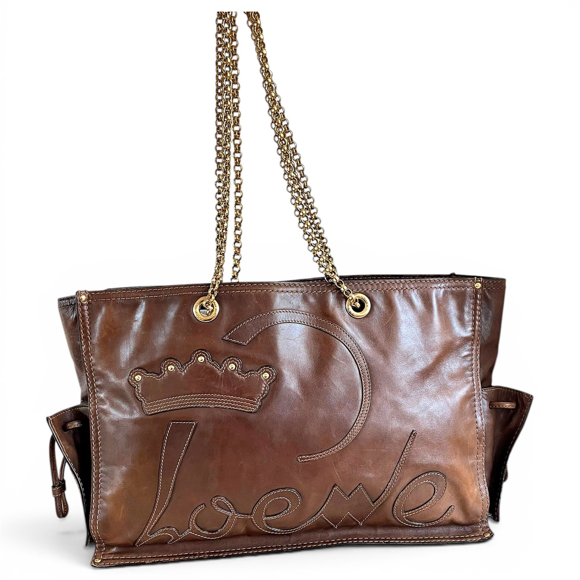 Leather handbag