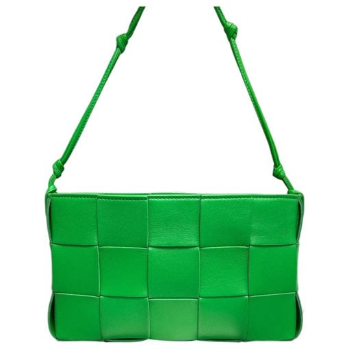 Cassette leather handbag