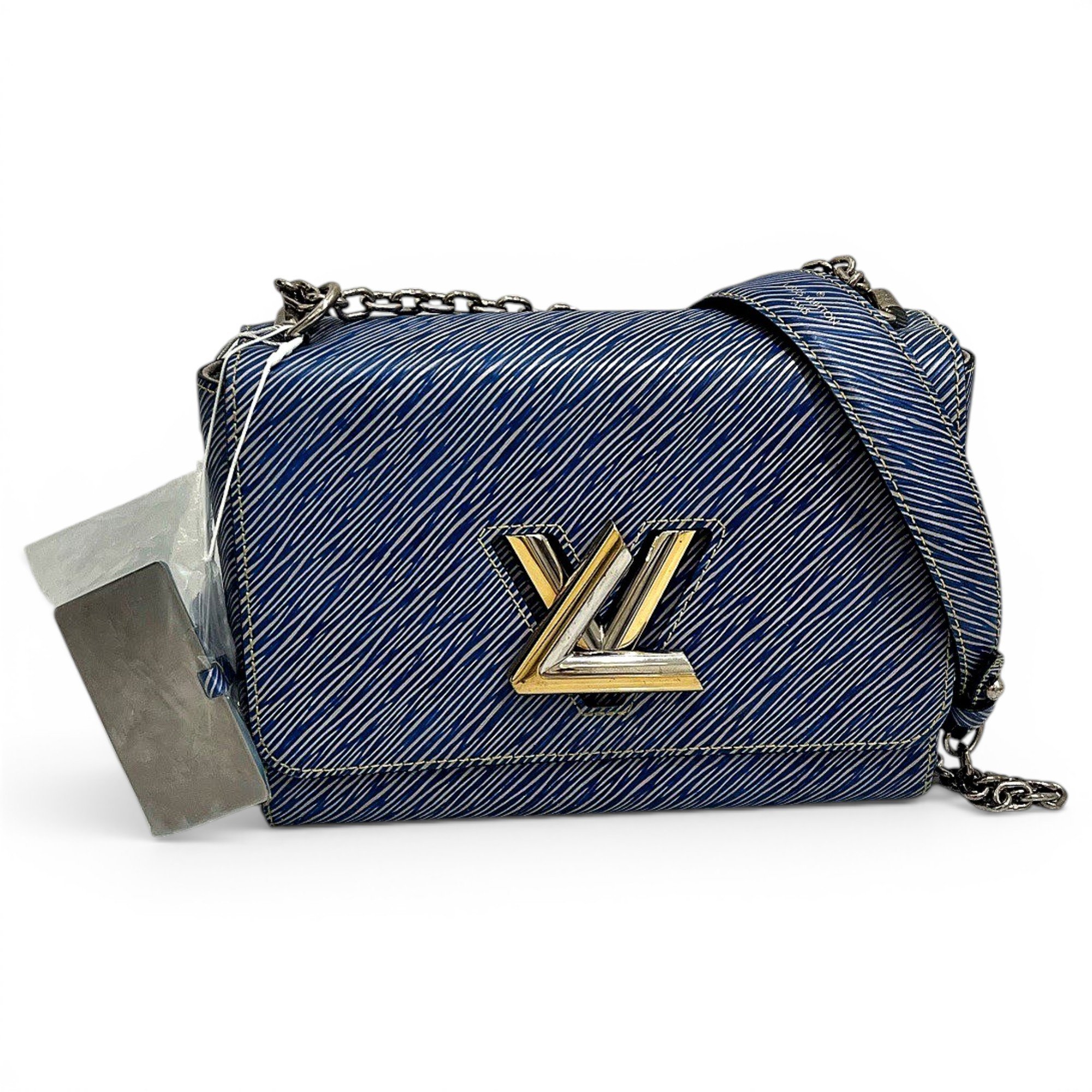 Twist leather handbag