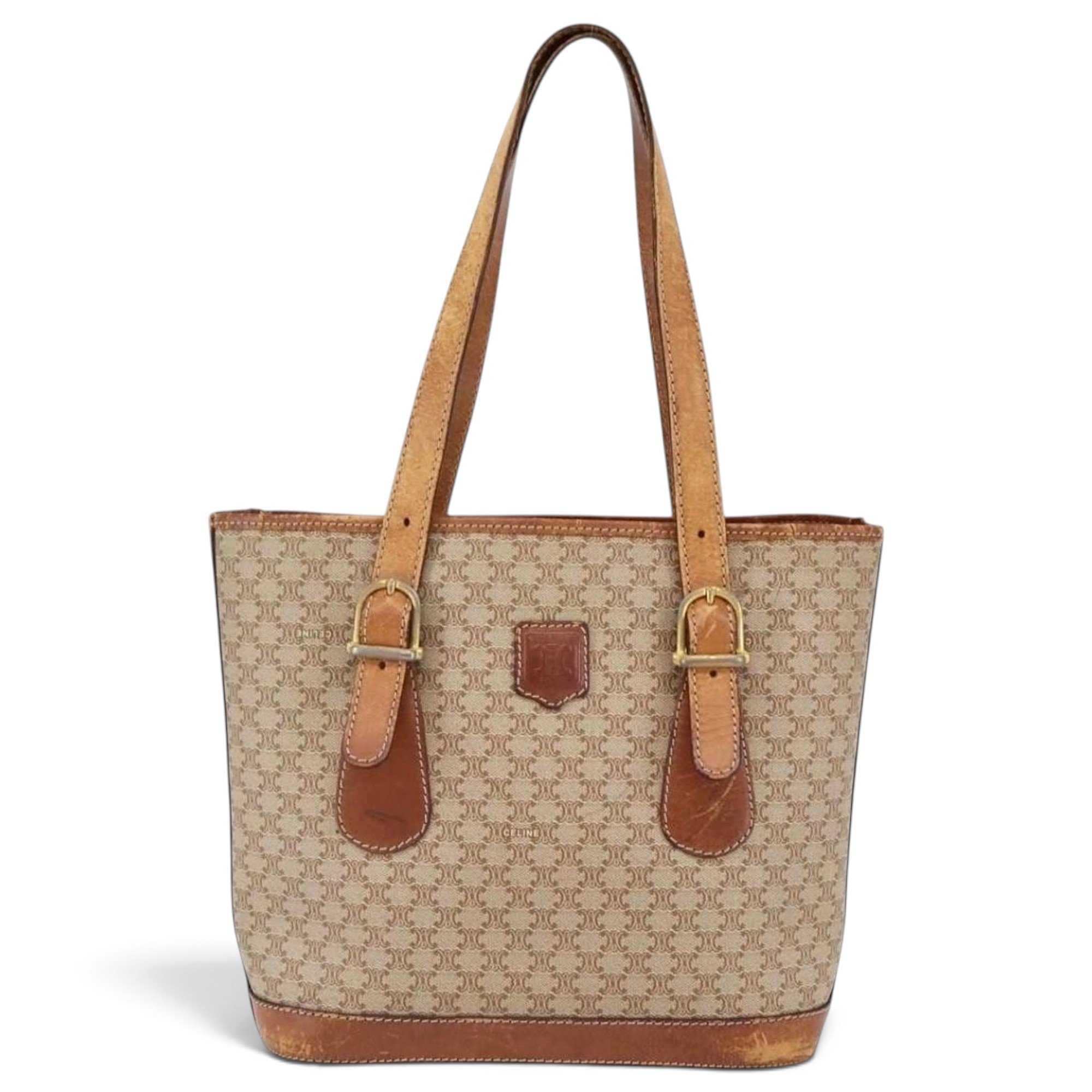 Leather tote