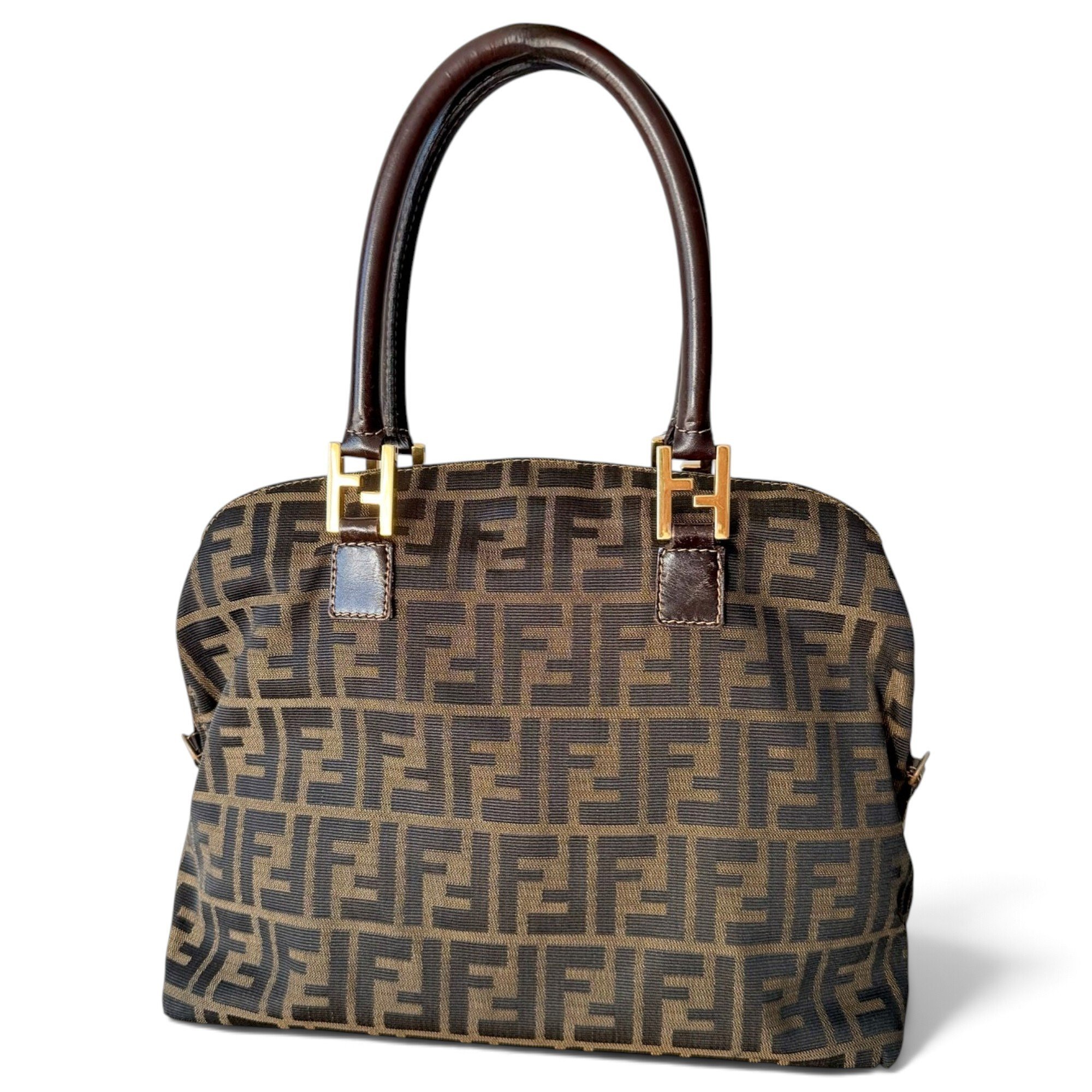 Fendi Roll Bag faux fur handbag