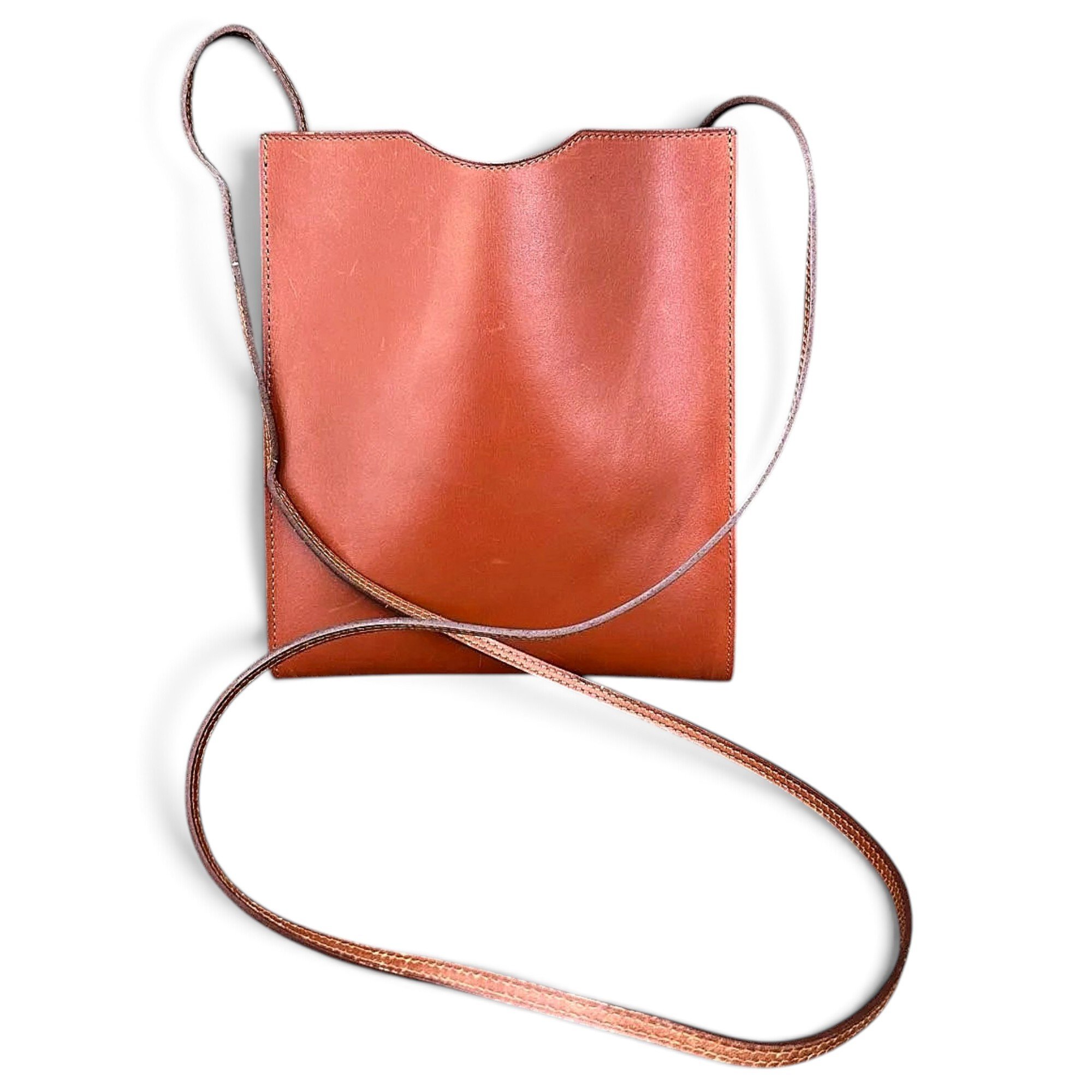 Hermes Clou De Selle Handbag Orange