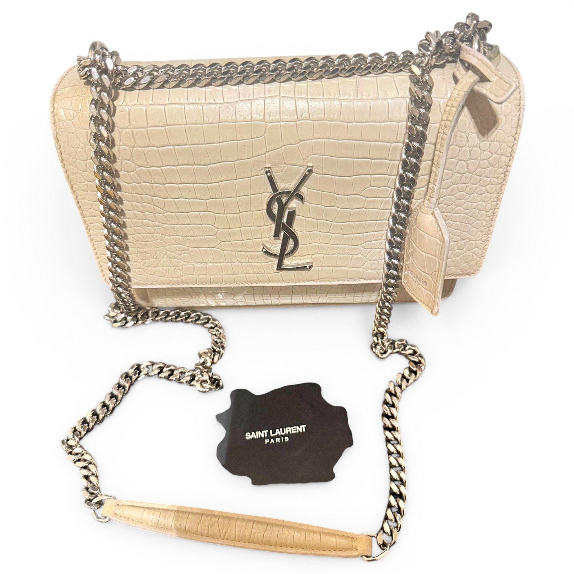Sunset leather crossbody bag