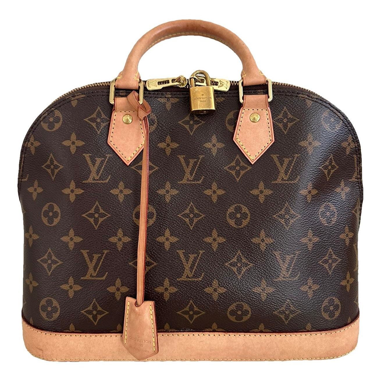 Alma leather handbag