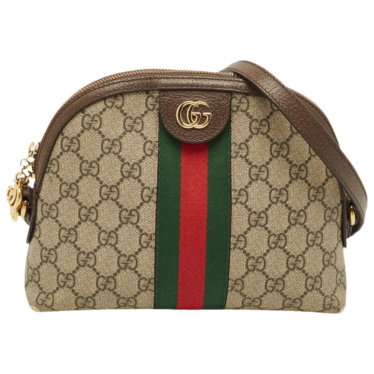 Ophidia Dome leather handbag
