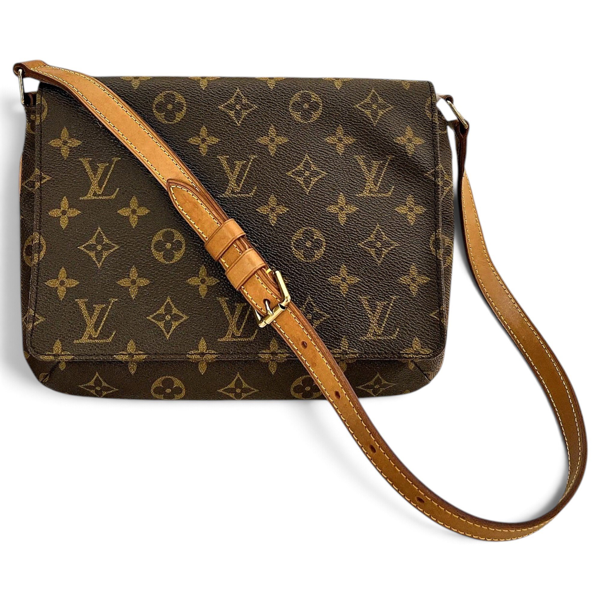 Cartouchière leather crossbody bag