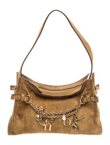 Suede Charms Bag