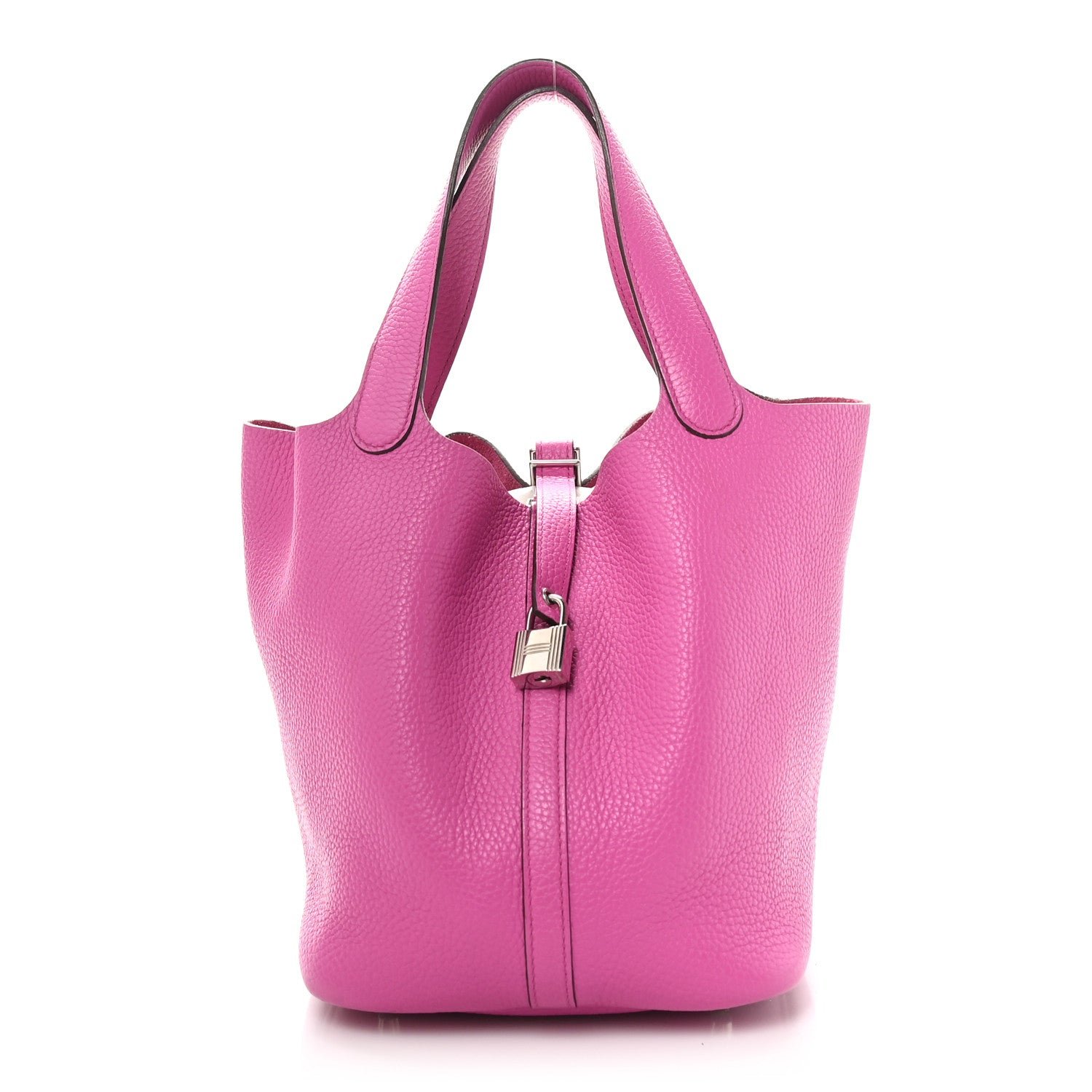 Hermes Taurillon Clemence Picotin Lock 22 MM Magnolia