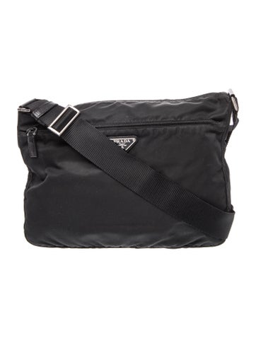 Tessuto Nylon Messenger Bag Vintage