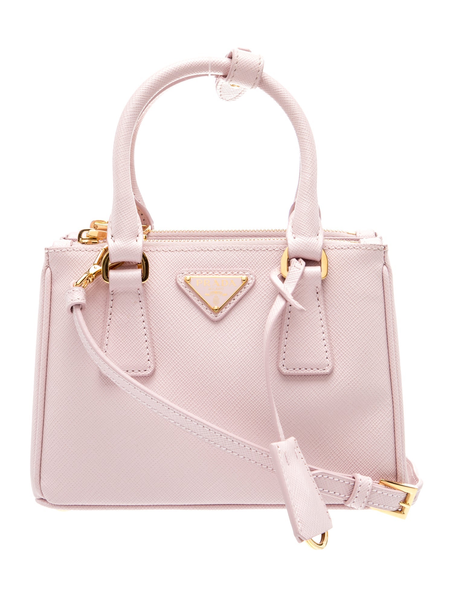 Saffiano Leather Galleria Double Zip Mini