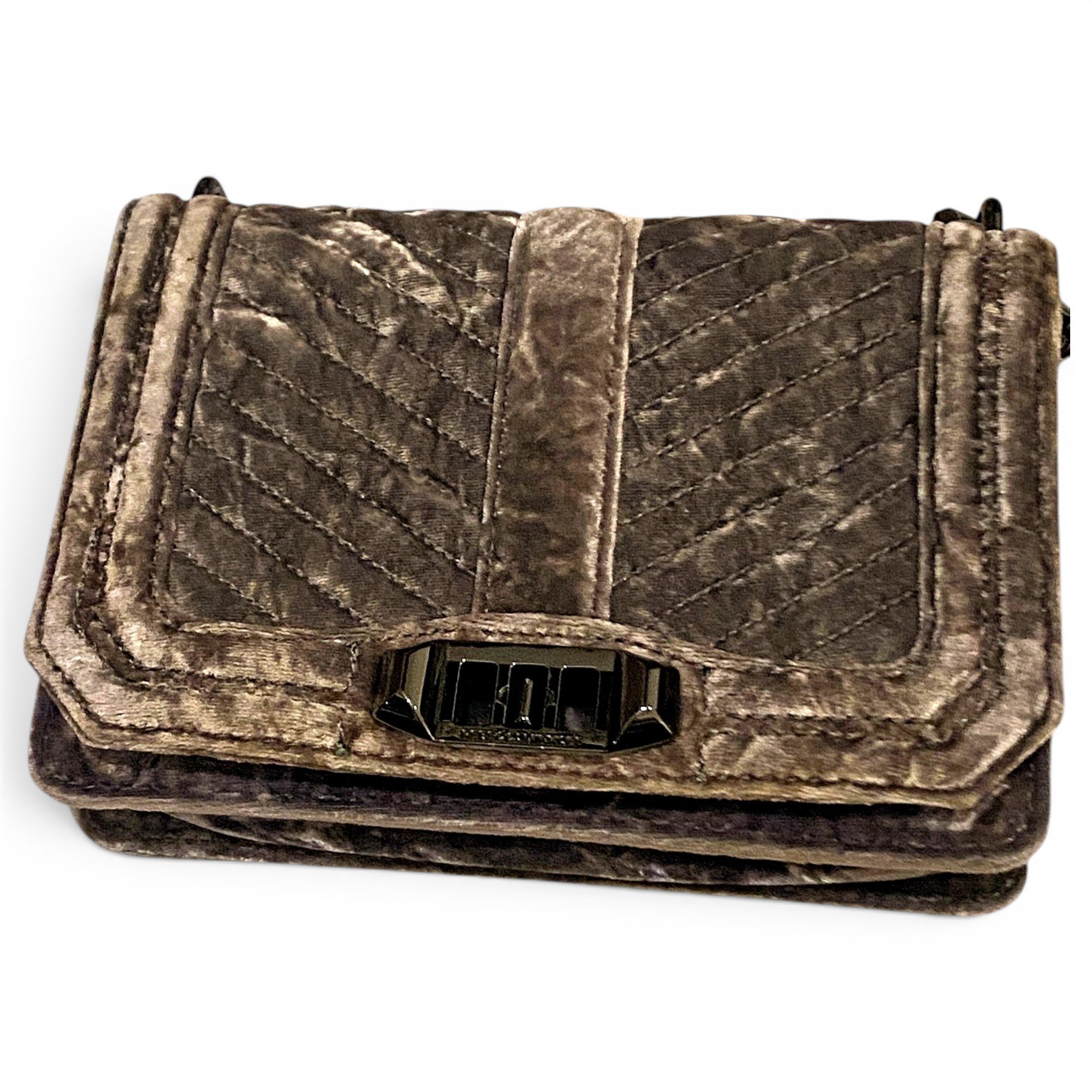 Velvet handbag