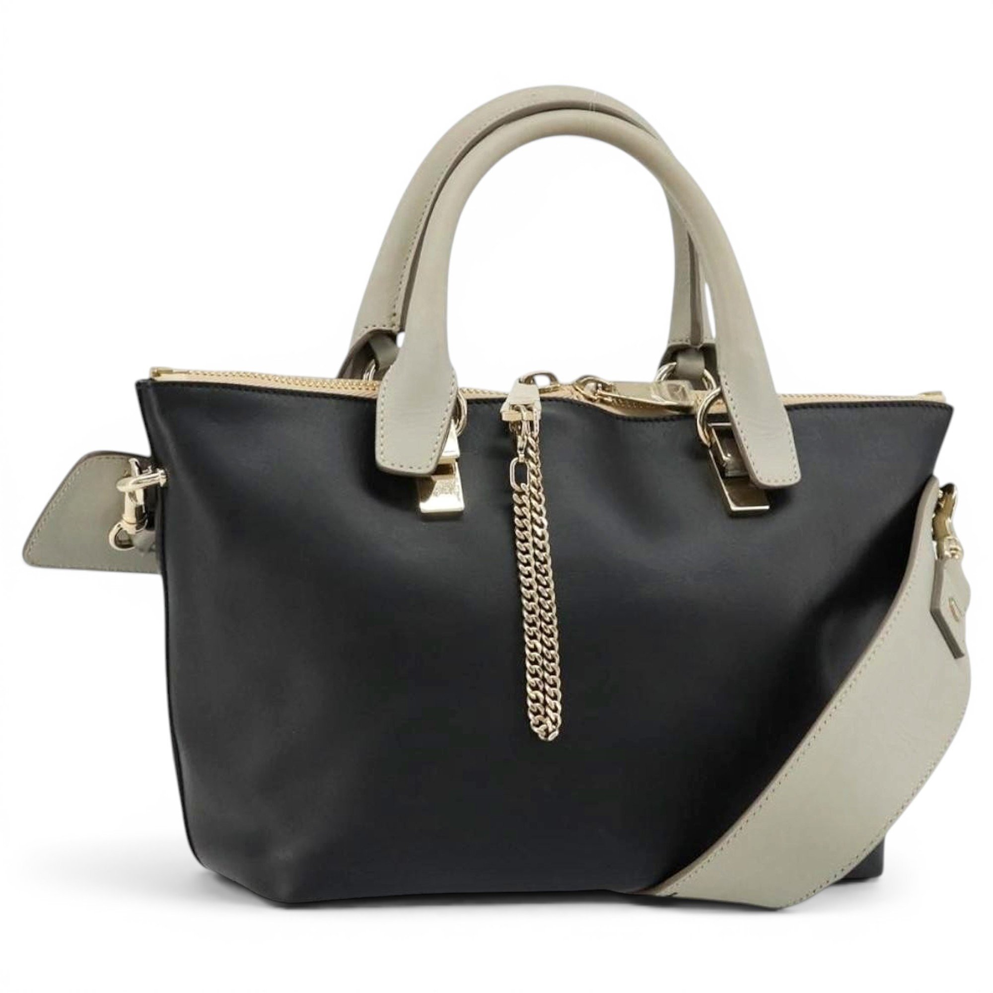 C leather handbag