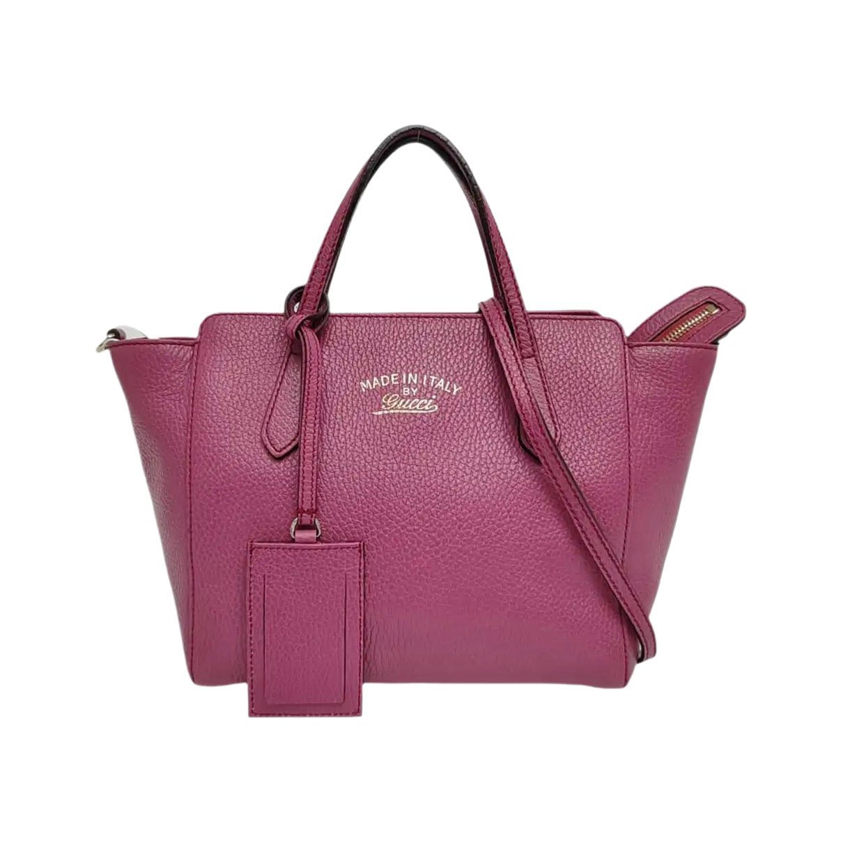 Swing leather handbag