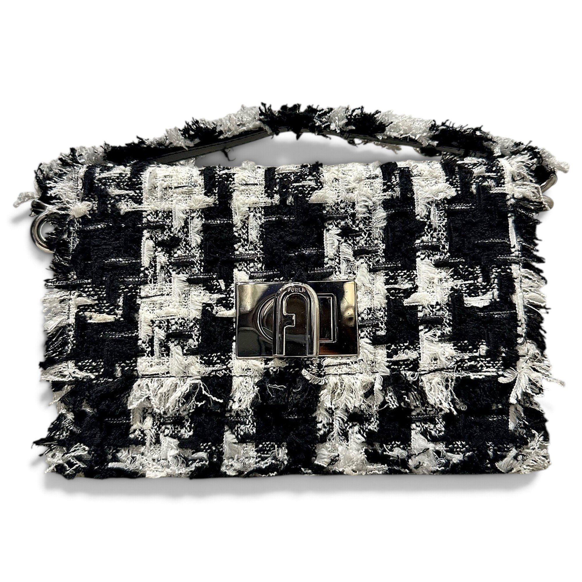 Metropolis tweed crossbody bag