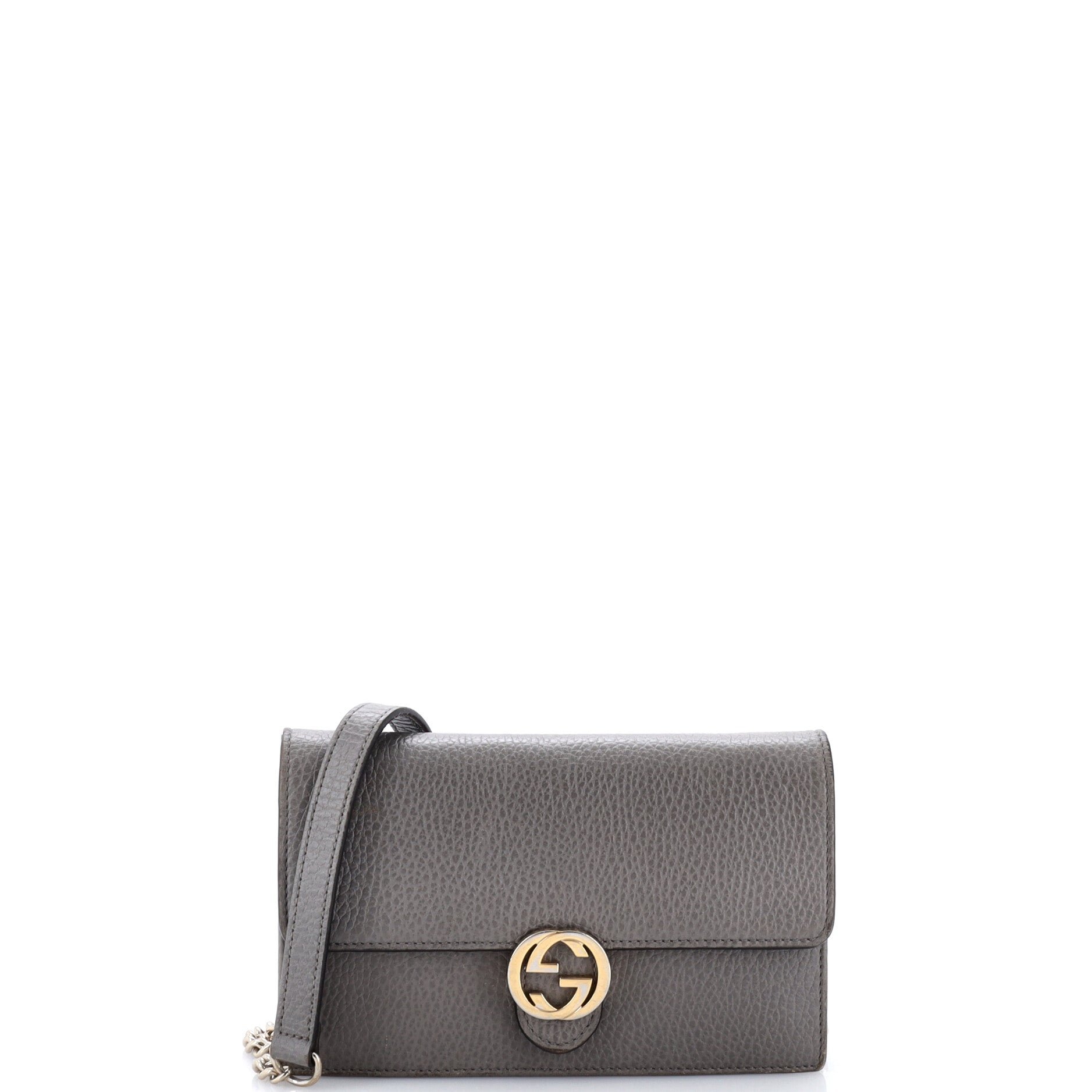Interlocking Wallet on Chain Leather