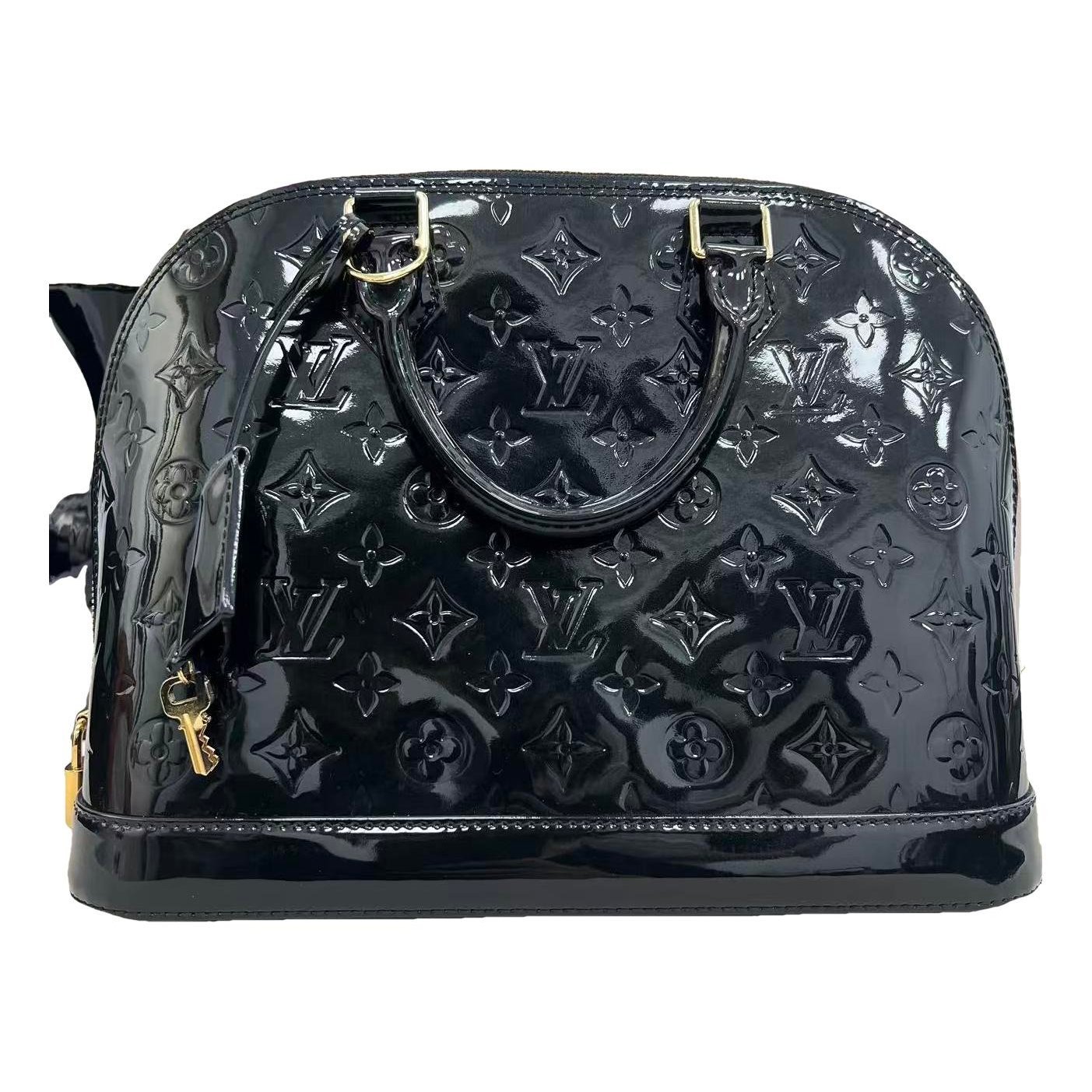 Alma patent leather handbag