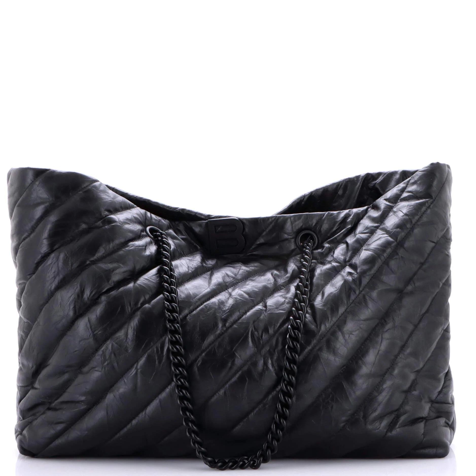Leather tote