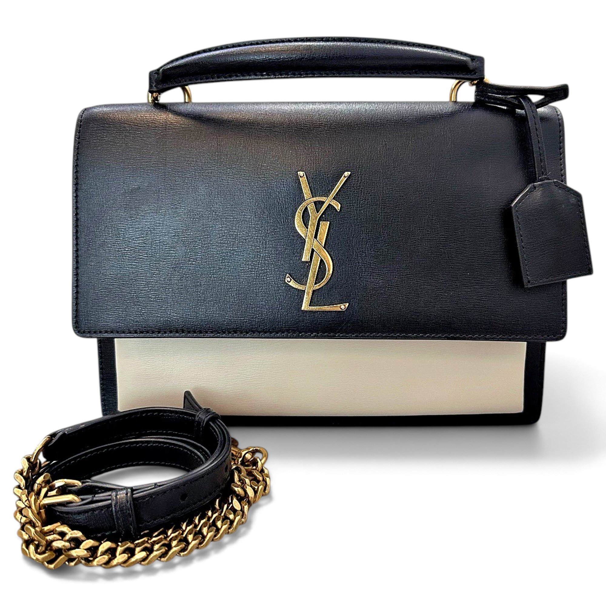 Sunset leather handbag