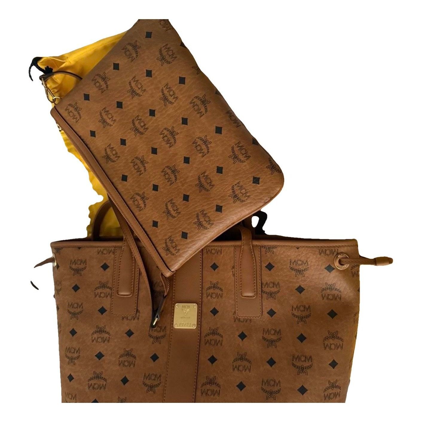 Leather tote