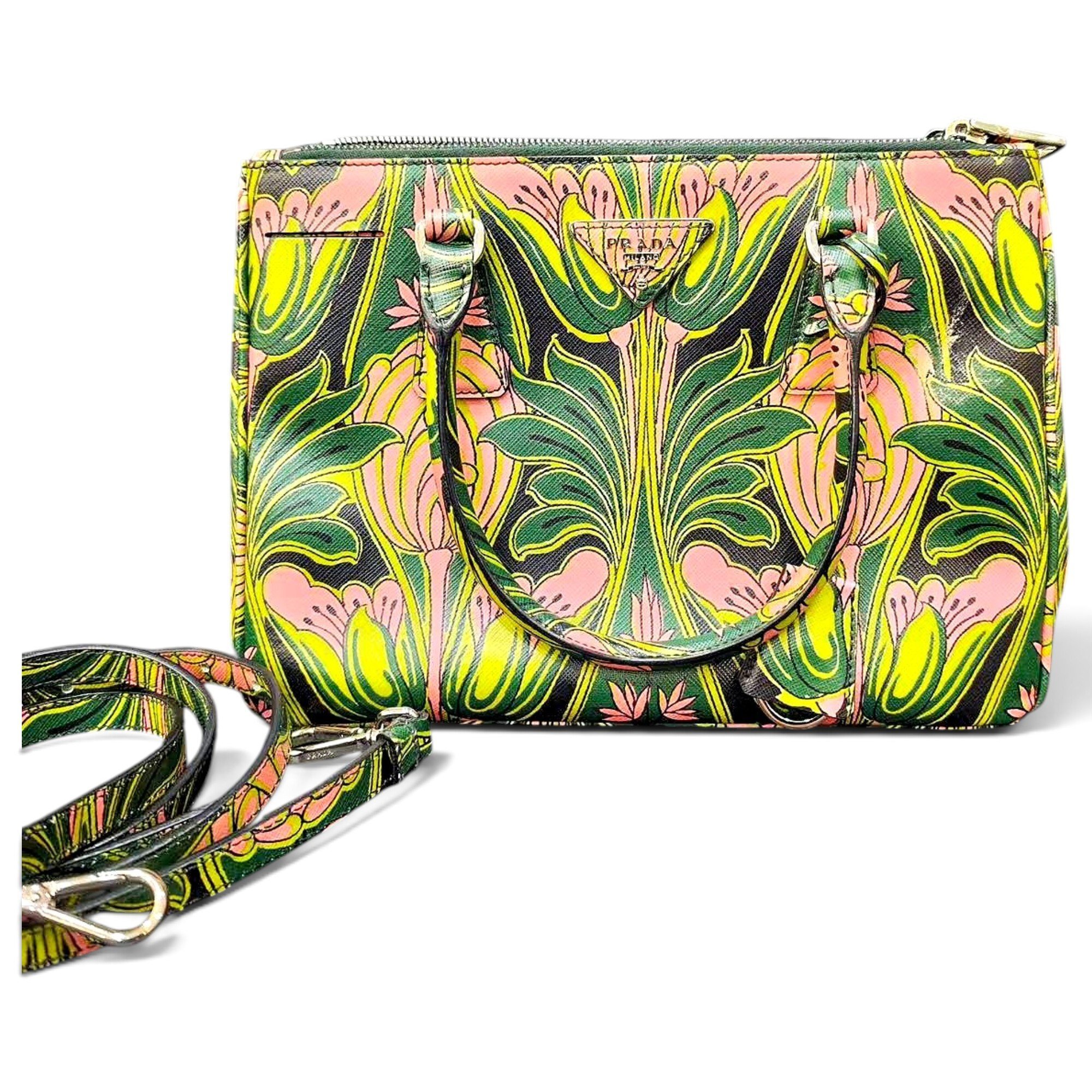 Galleria leather handbag