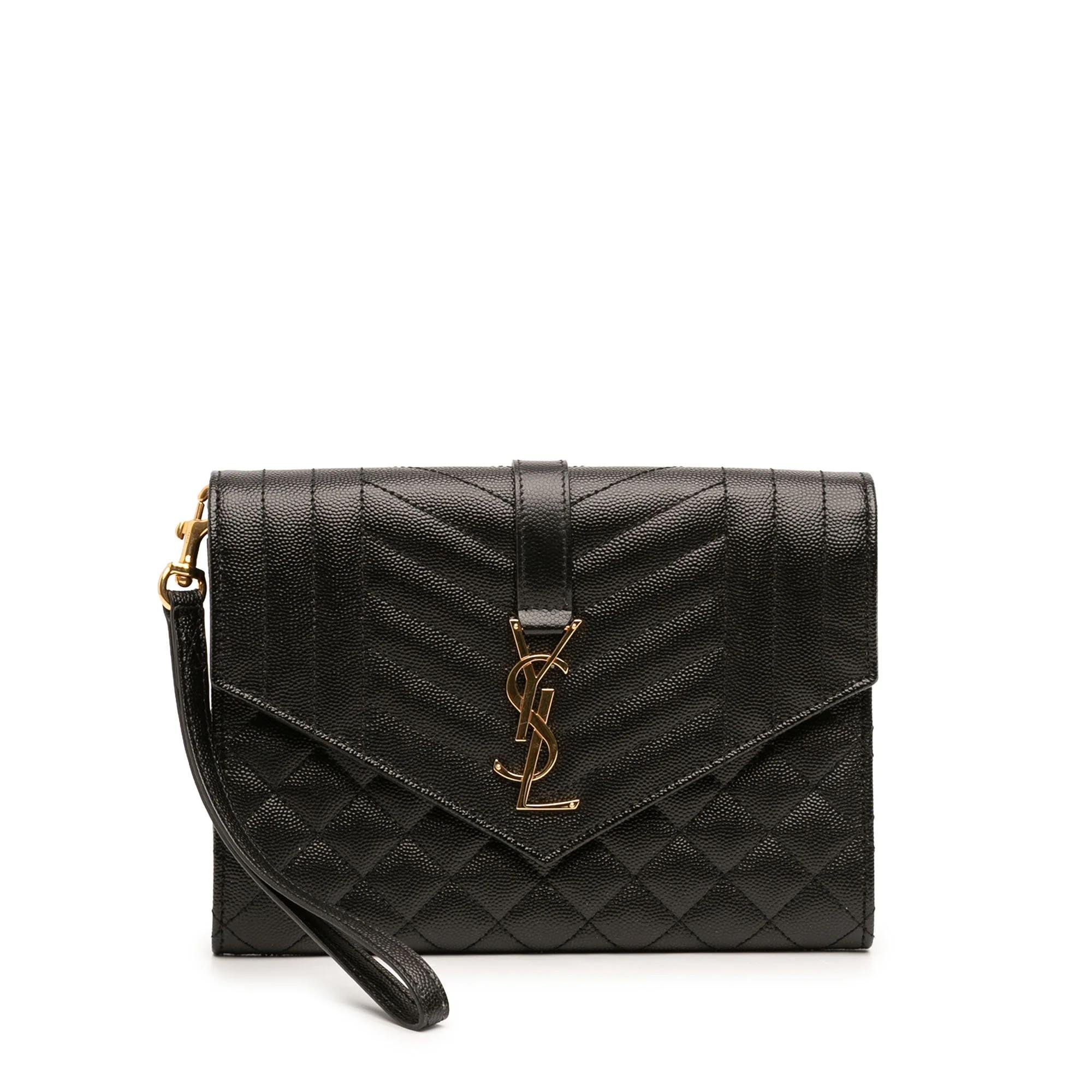 Envelope pony-style calfskin handbag