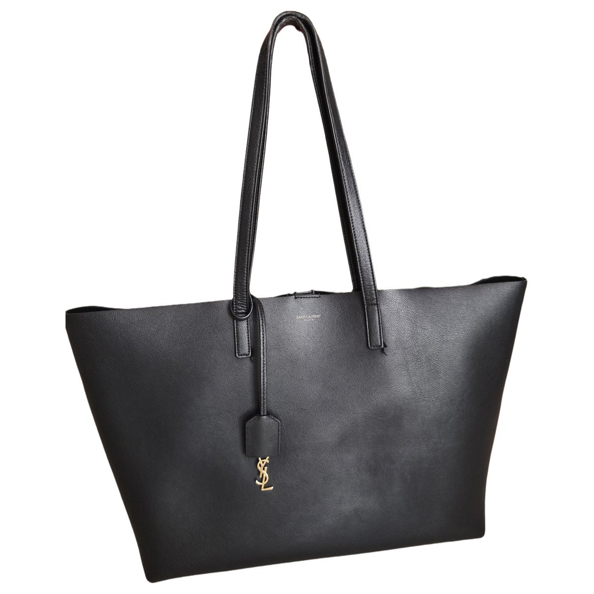 Shopping leather handbag