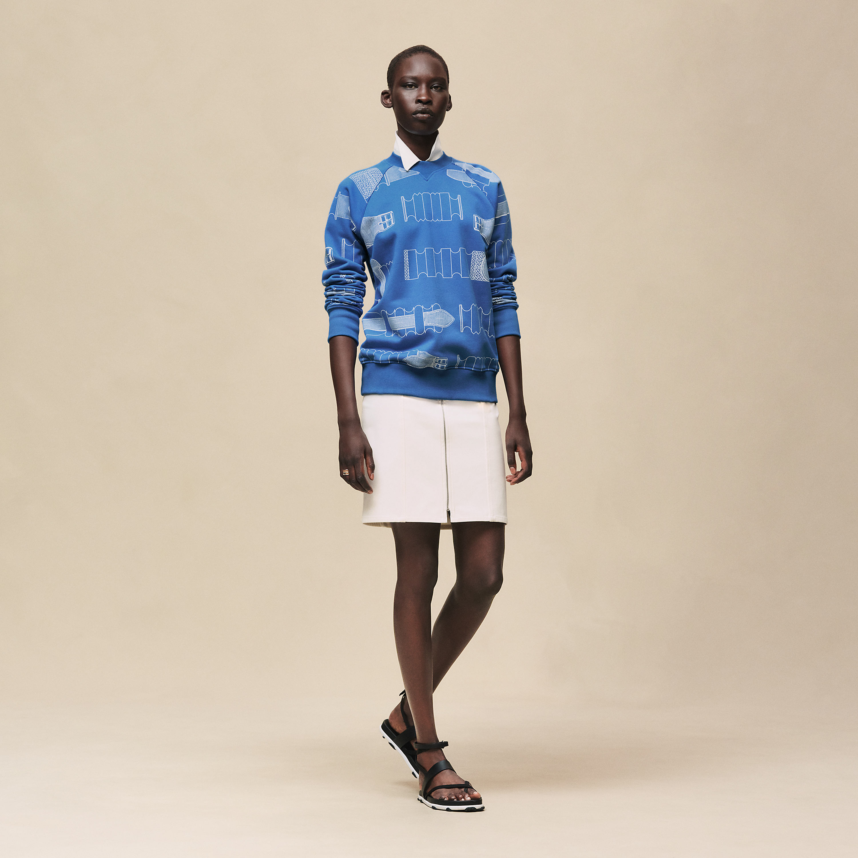 Sweat-shirt oversize imprimé « Bride à Bloc »