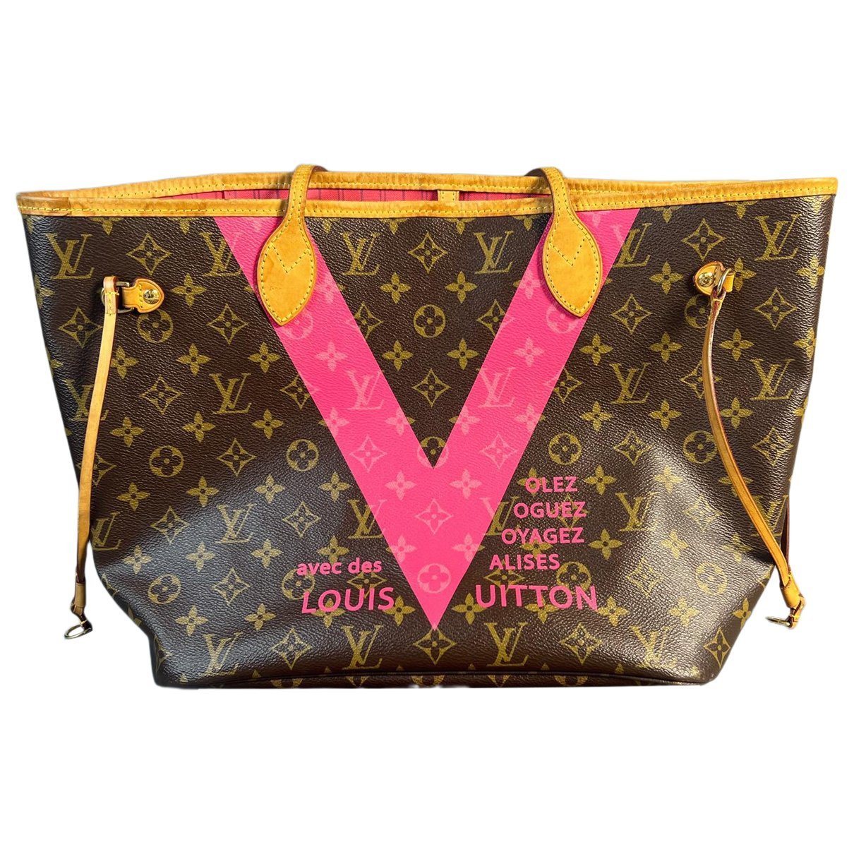 Neverfull leather handbag