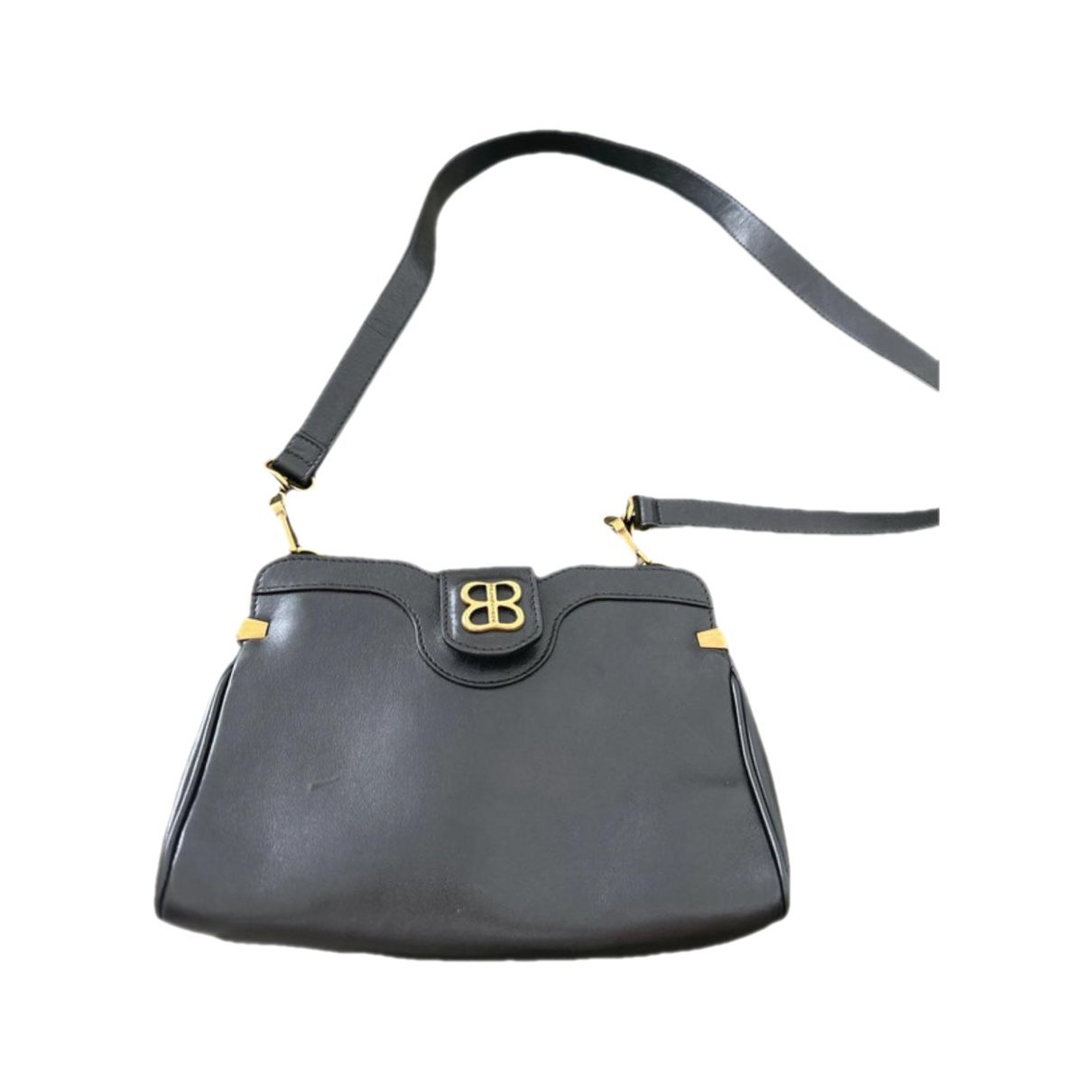 B leather handbag