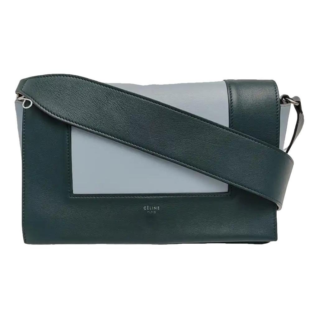 Frame leather crossbody bag