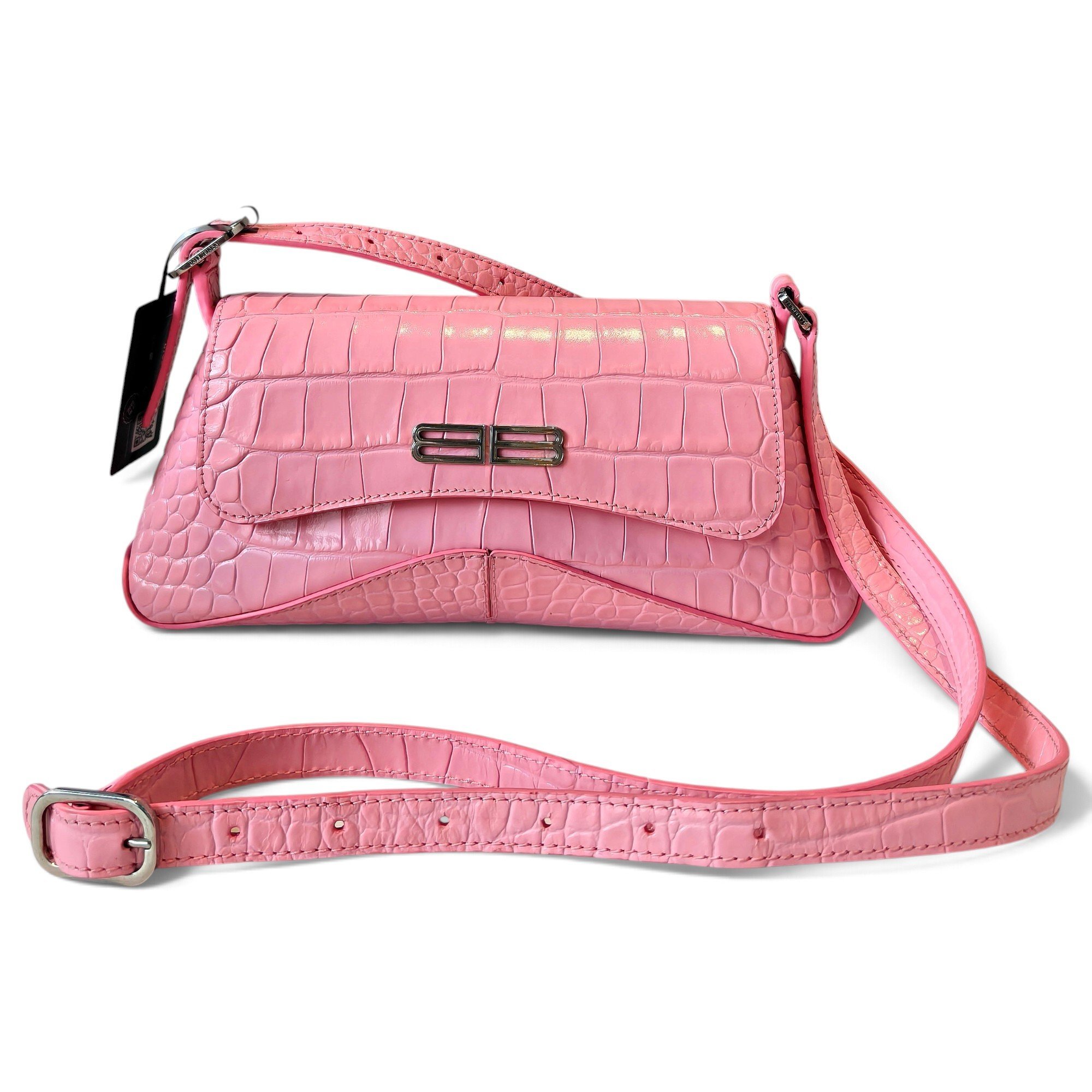 XX leather crossbody bag