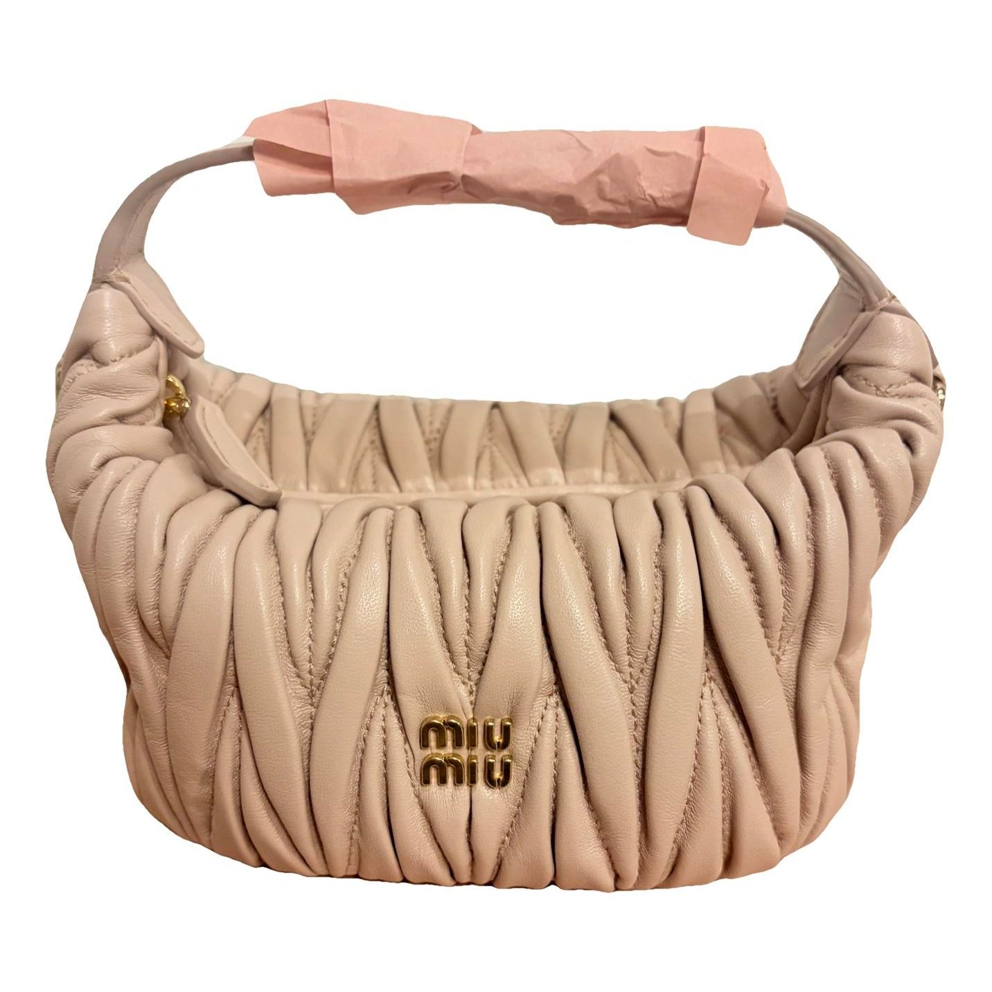 Miu Miu Matelassé leather handbag