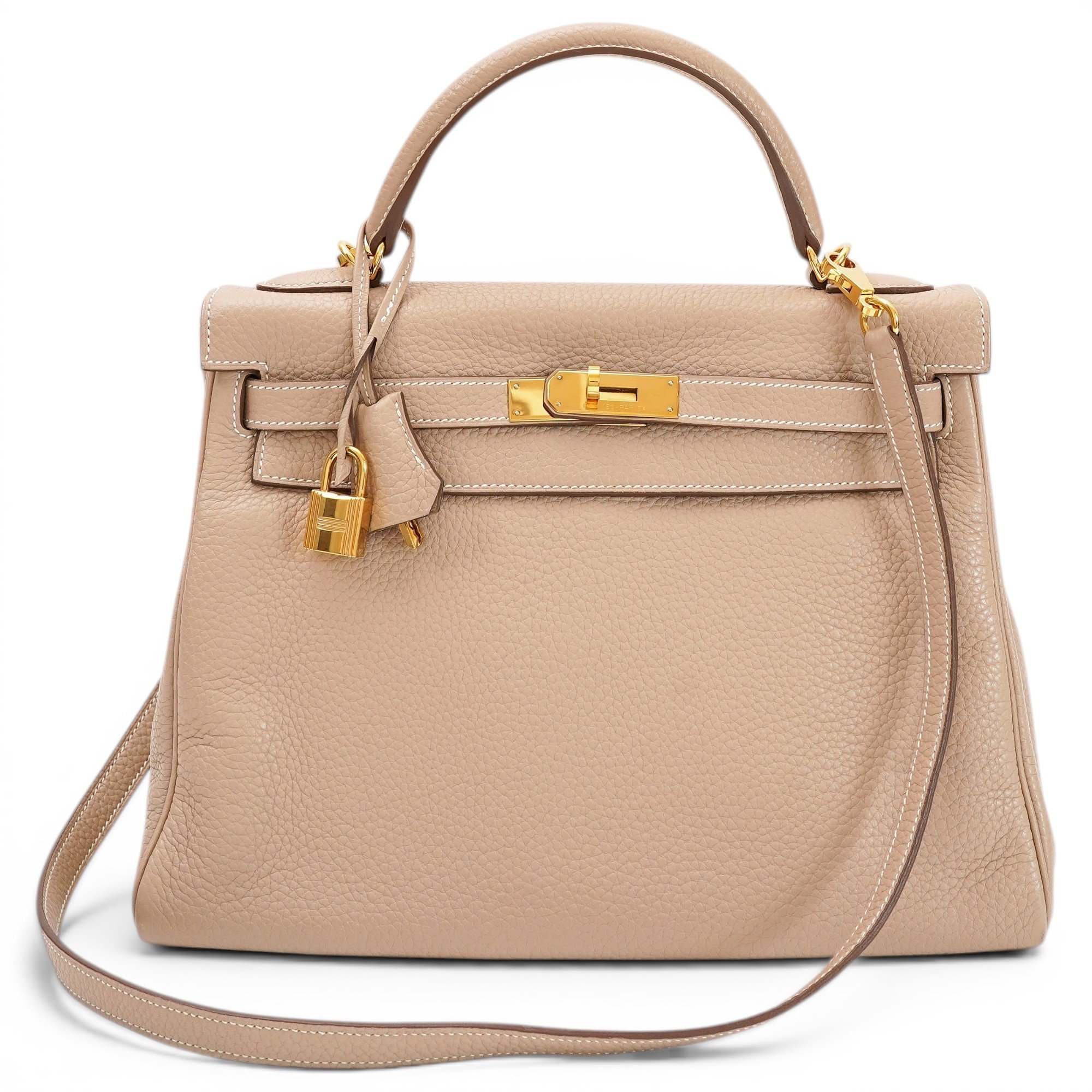 Kelly 32 leather handbag