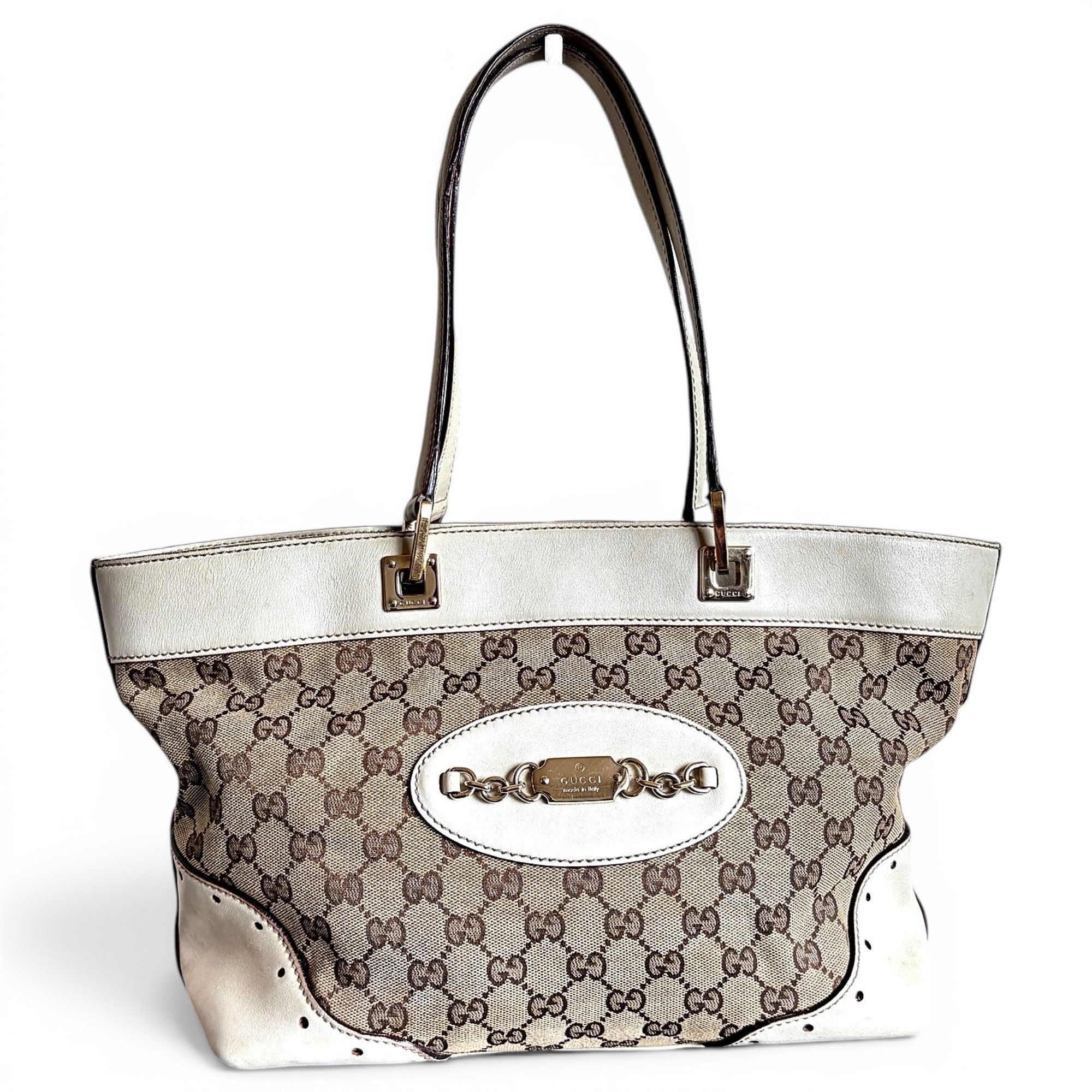 Leather tote