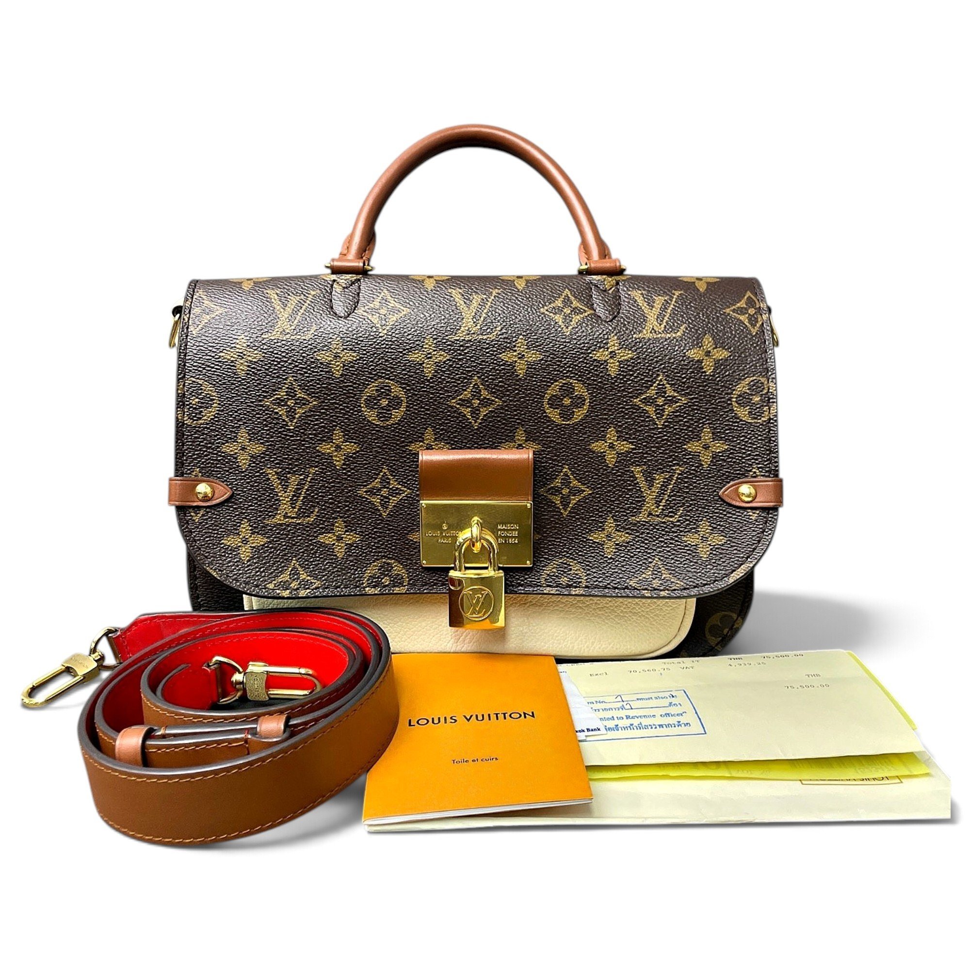 Metis leather satchel