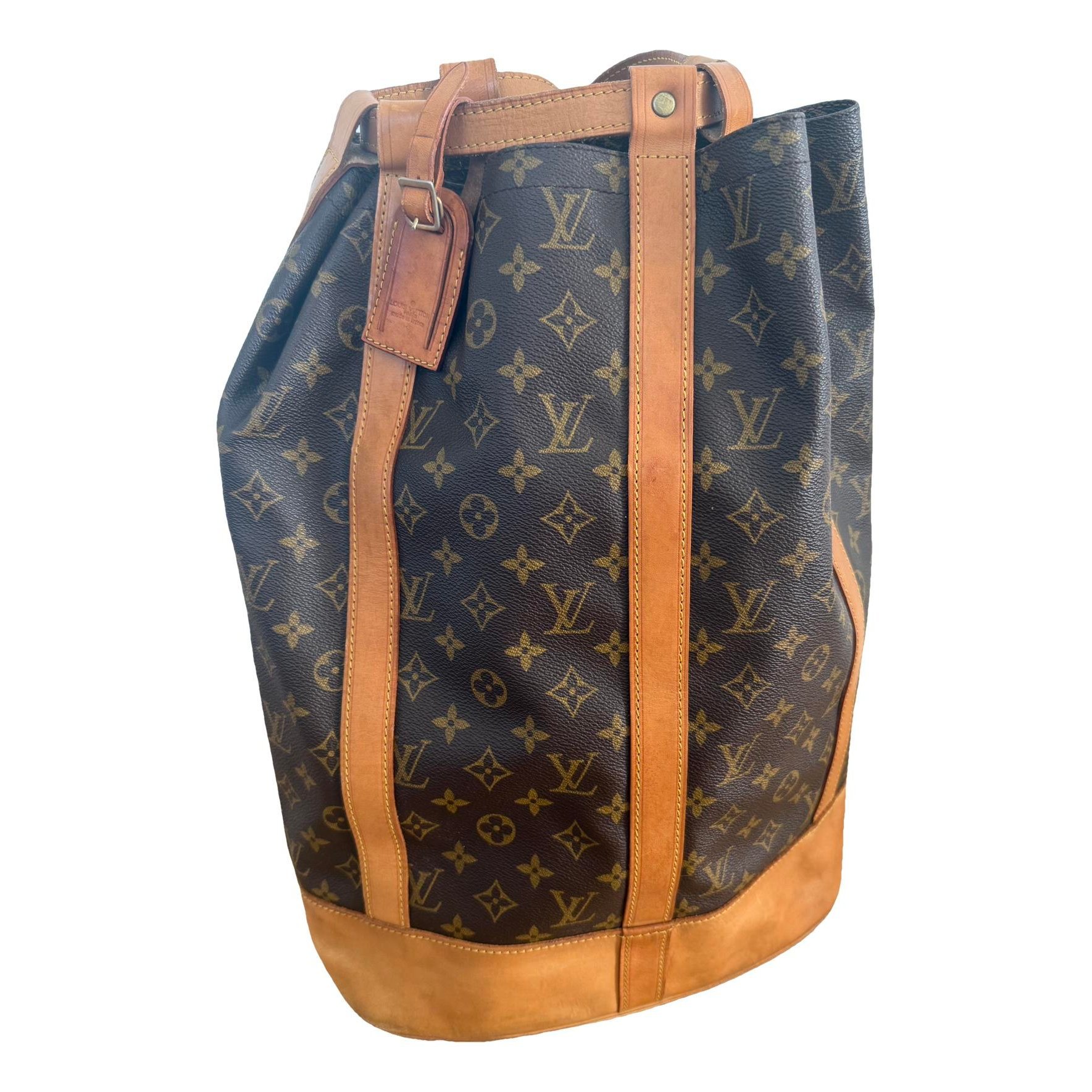 Randonnée leather backpack