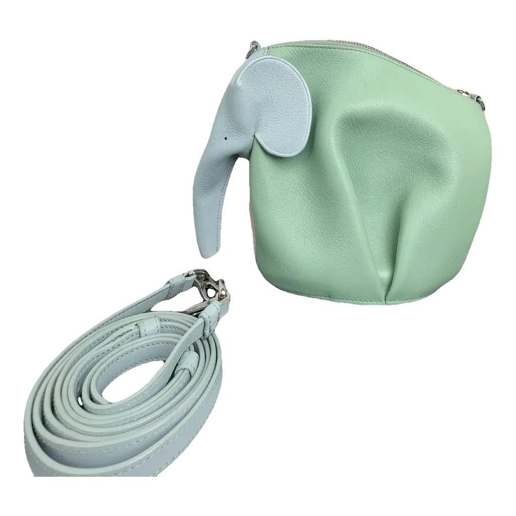 Animals leather handbag