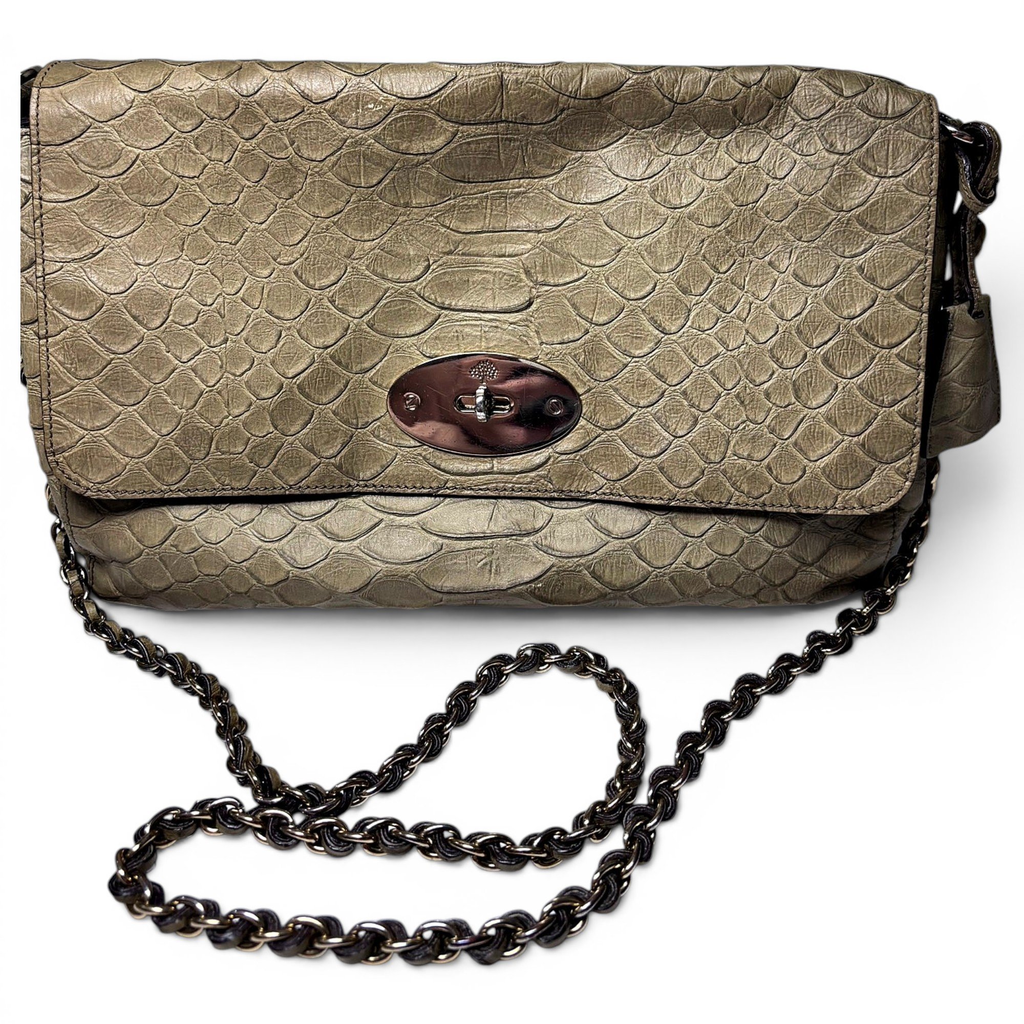 Lily leather handbag