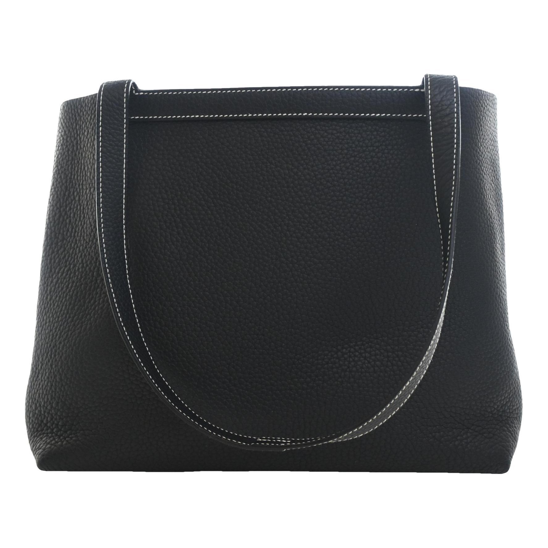 Leather tote