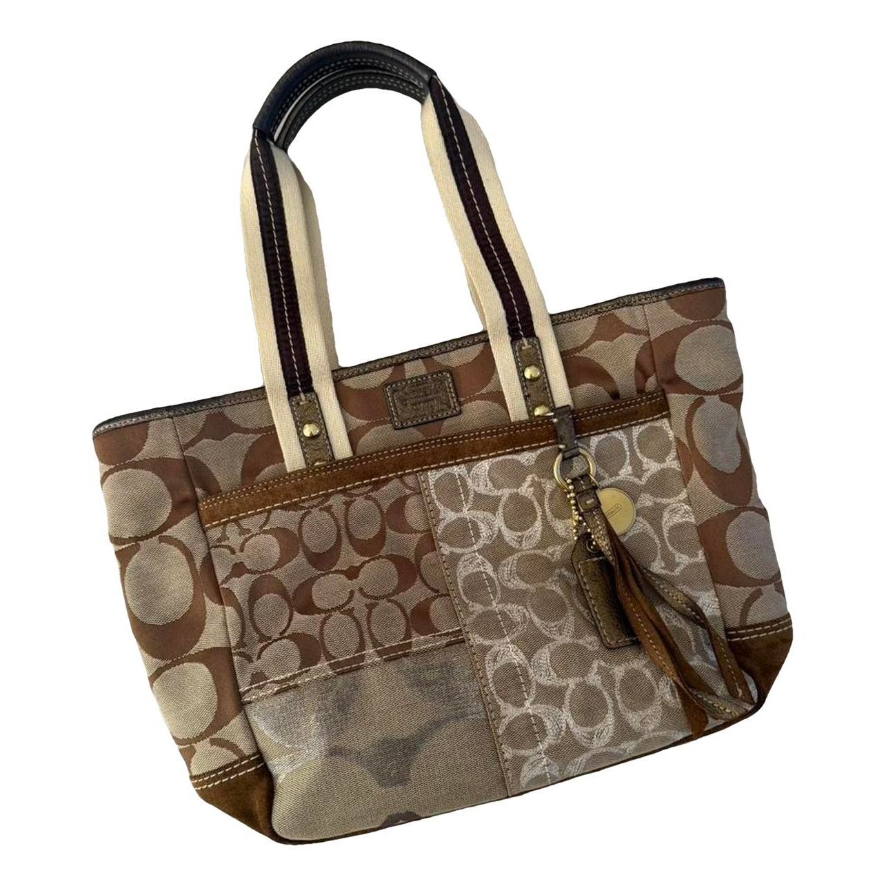 Patent leather tote