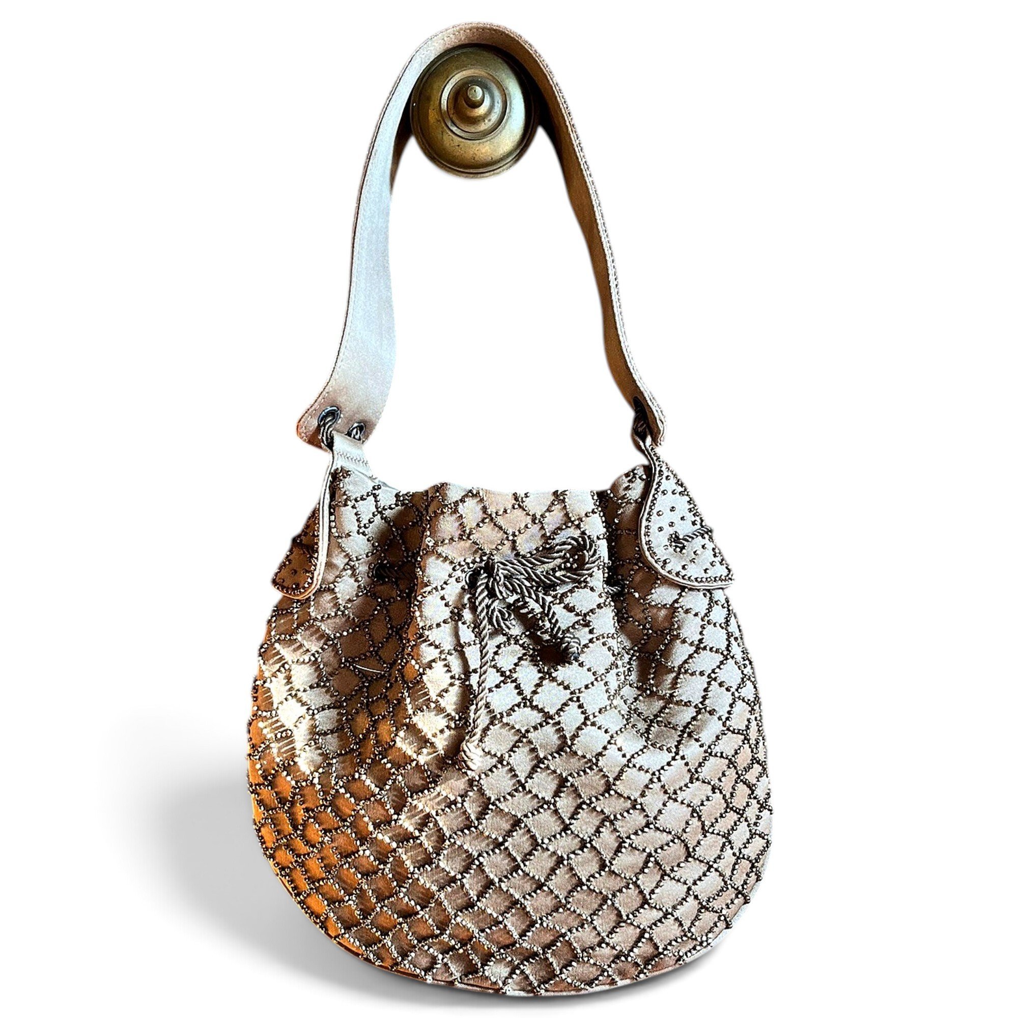 Silk handbag