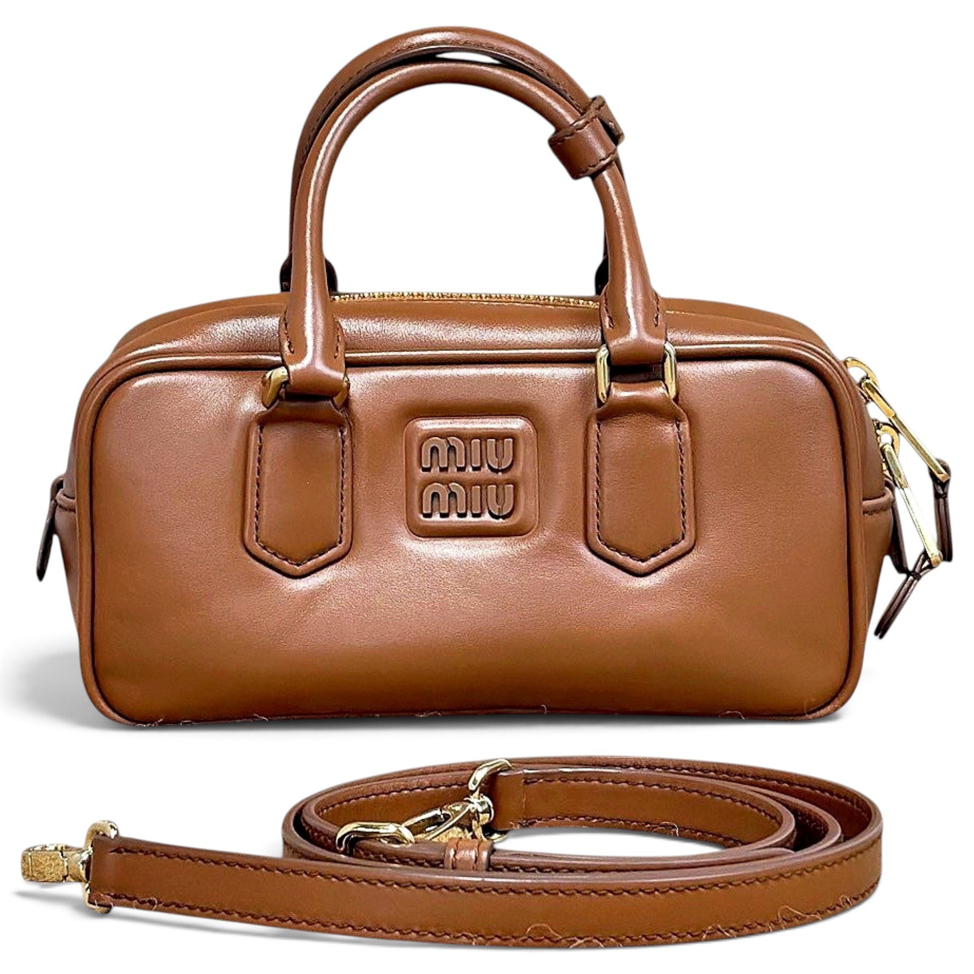Arcadie leather handbag