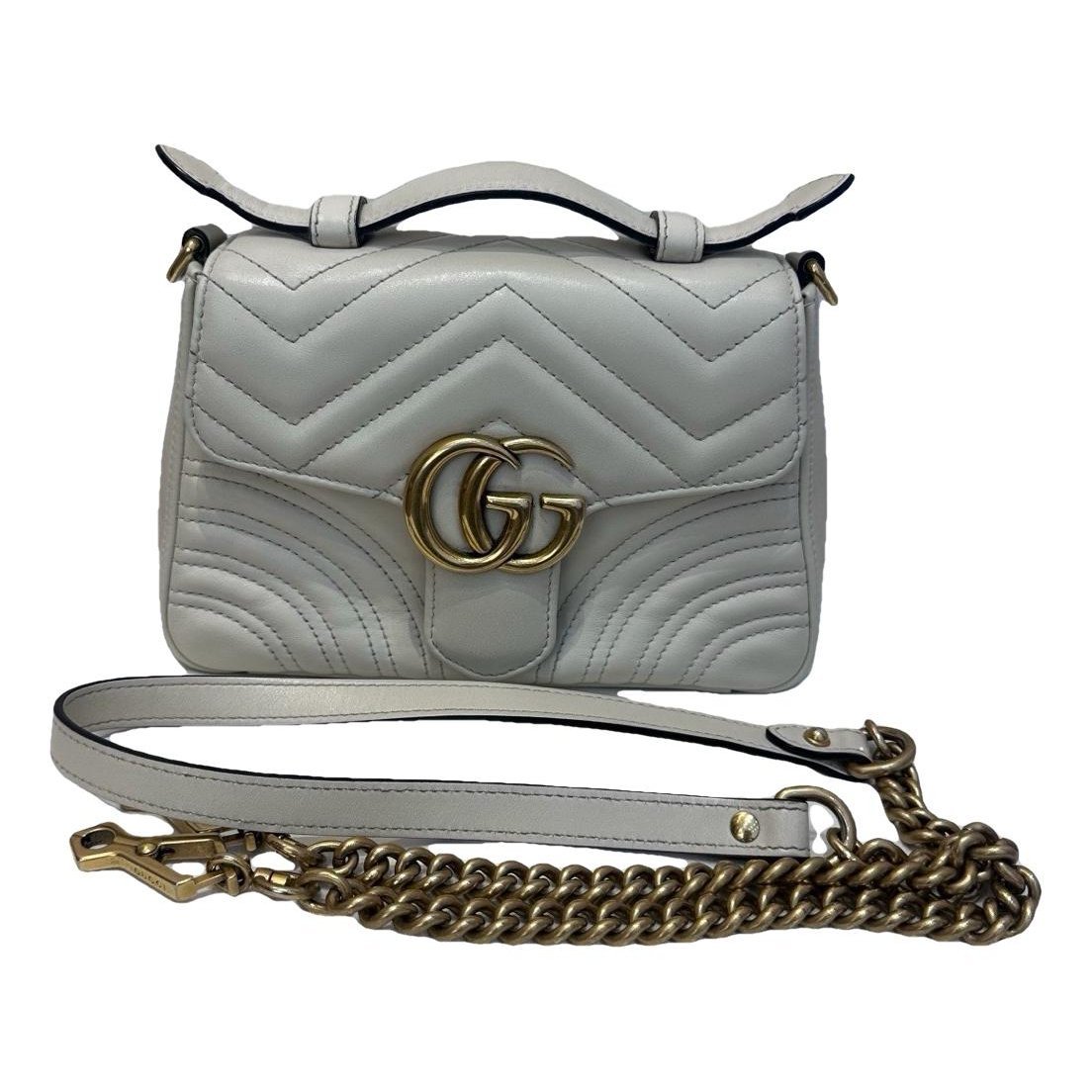 GG Marmont Flap leather handbag