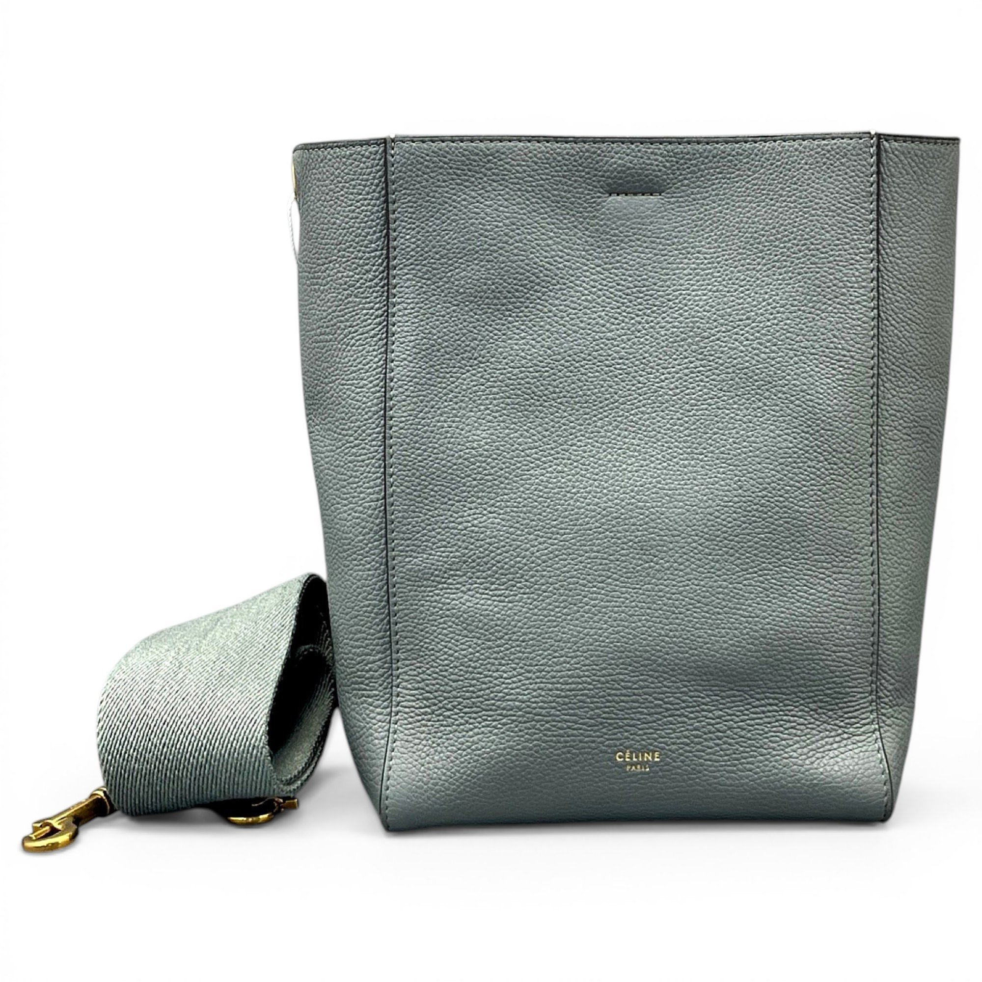 Seau Sangle leather handbag