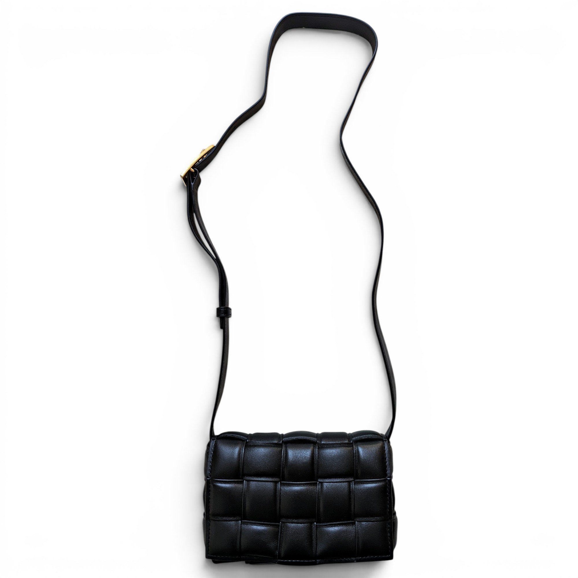 Cassette Padded leather crossbody bag