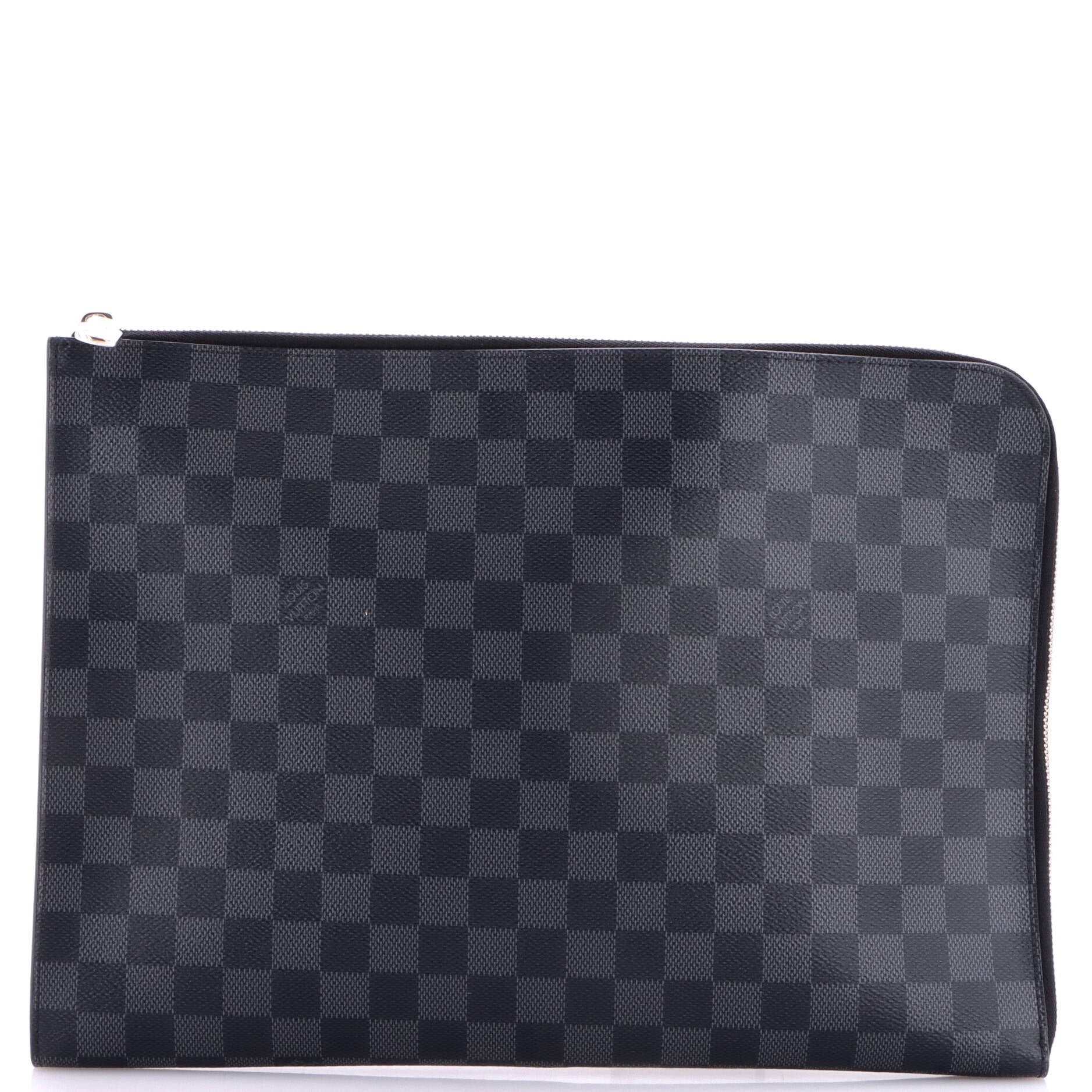 Zip Around Pochette Jour Damier Graphite GM