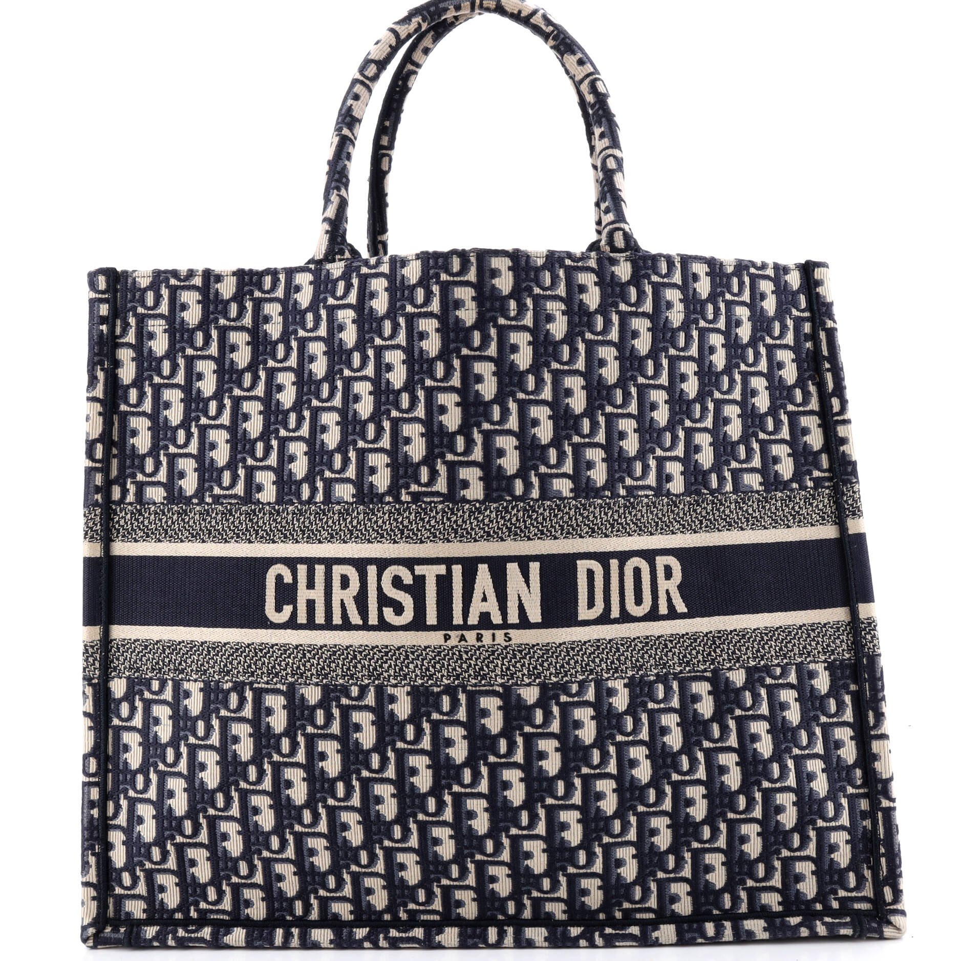 Dior Book Tote Oblique Canvas Large