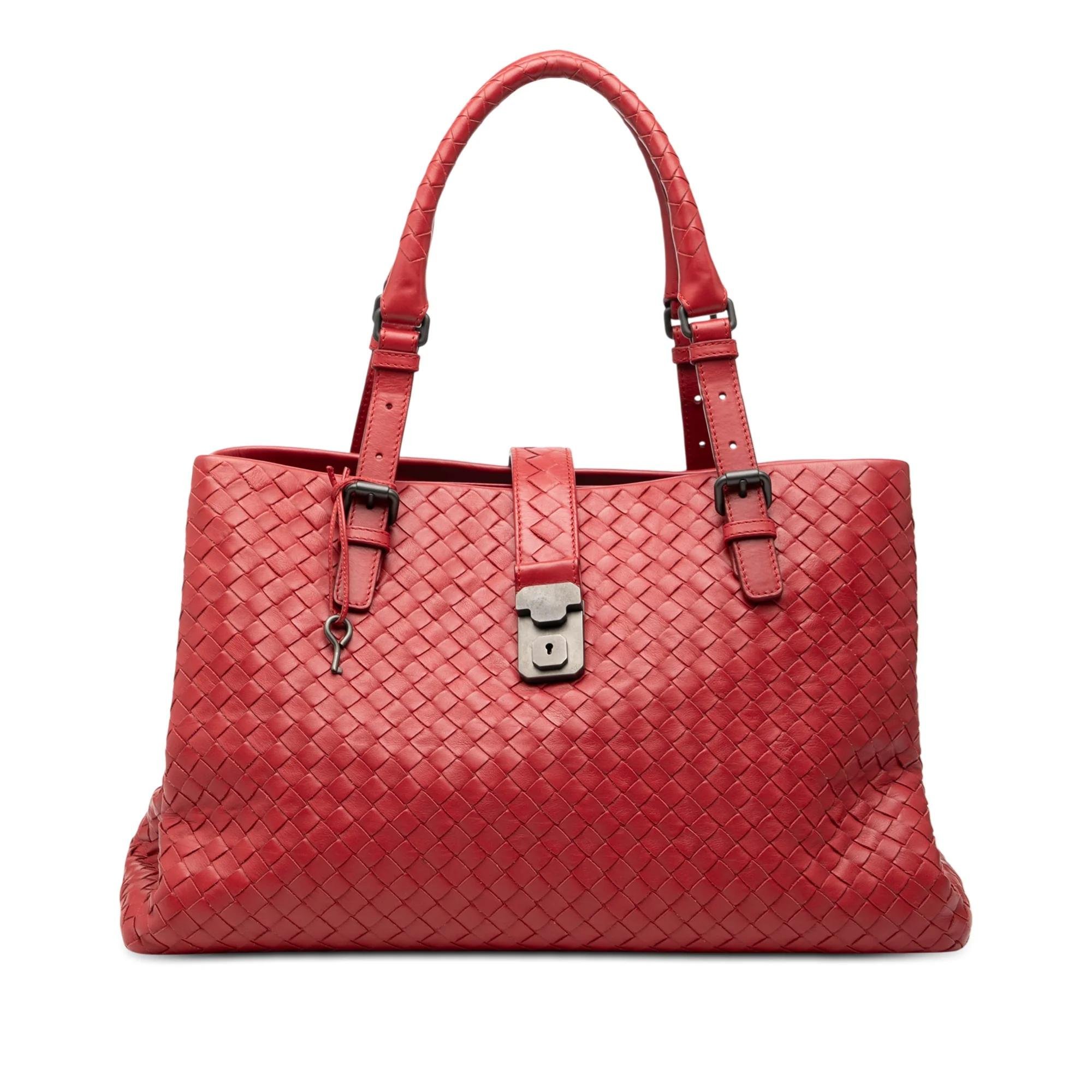 Roma leather tote